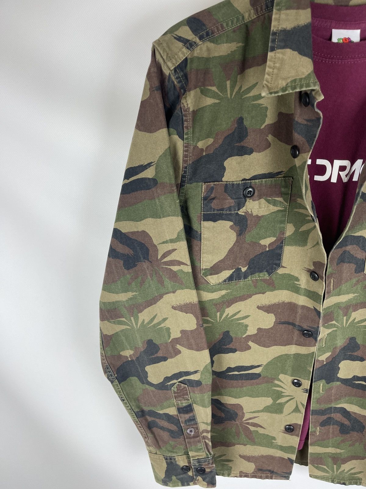 Vans Vans camouflage camo long sleeve shirt overshirt jacket Size US S / EU 44-46 / 1 - 9 Thumbnail