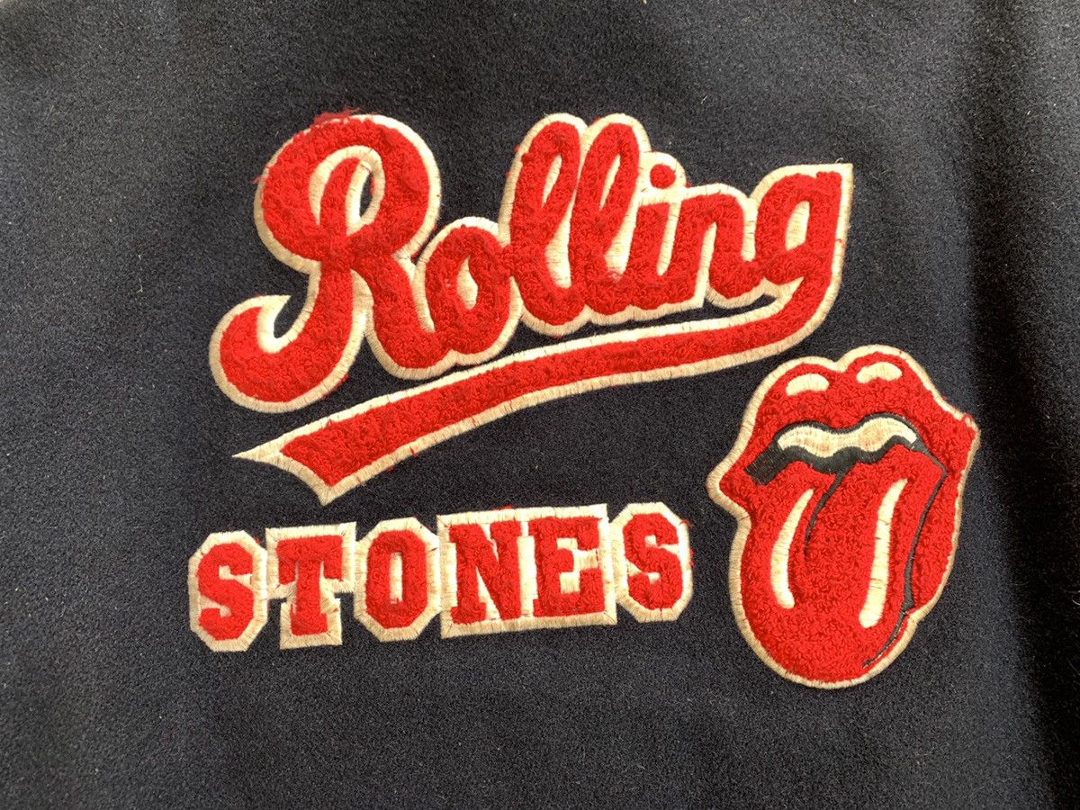 Brockum Rare VTG Rolling Stone varsity leather jacket Size US L / EU 52-54 / 3 - 9 Thumbnail