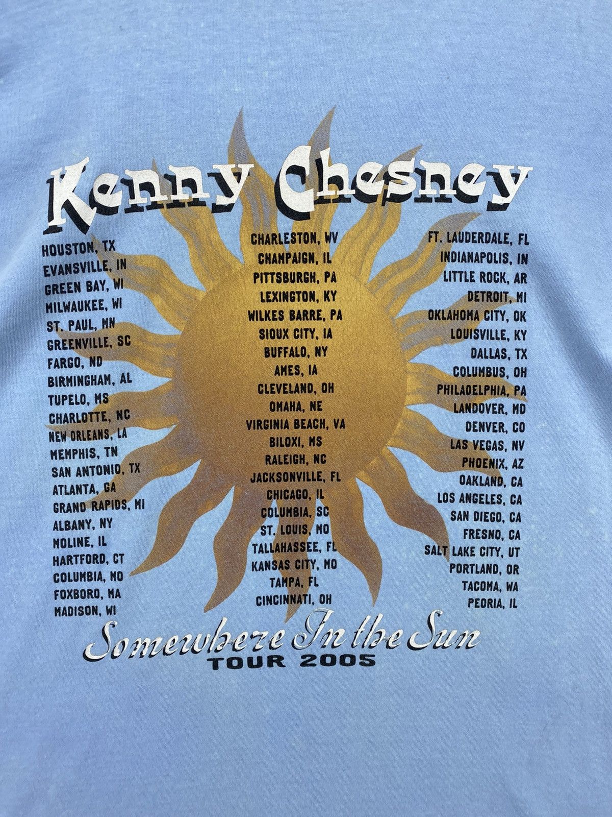 Band Tees Vintage Kenny Chesney Somewhere In The Sun Band Tees T Shirt Size US L / EU 52-54 / 3 - 8 Thumbnail