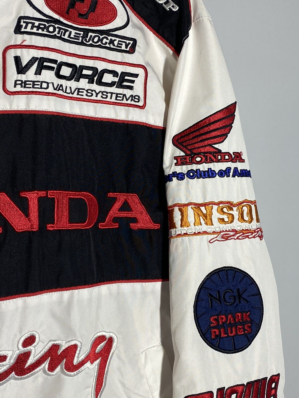 Honda Vintage 90’s Honda Japanese y2k racing streetwear jacket Size US L / EU 52-54 / 3 - 4 Thumbnail