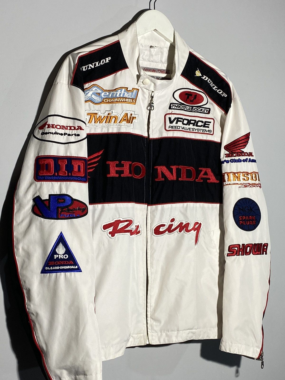 Honda Vintage 90’s Honda Japanese y2k racing streetwear jacket Size US L / EU 52-54 / 3 - 2 Thumbnail