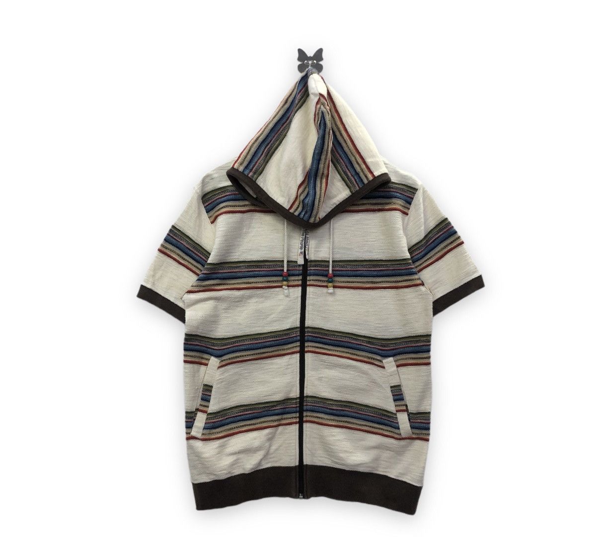 image of Seditionaries Power To The People Global Culture Mix Native Hoodie in Beige, Men's (Size Medium)