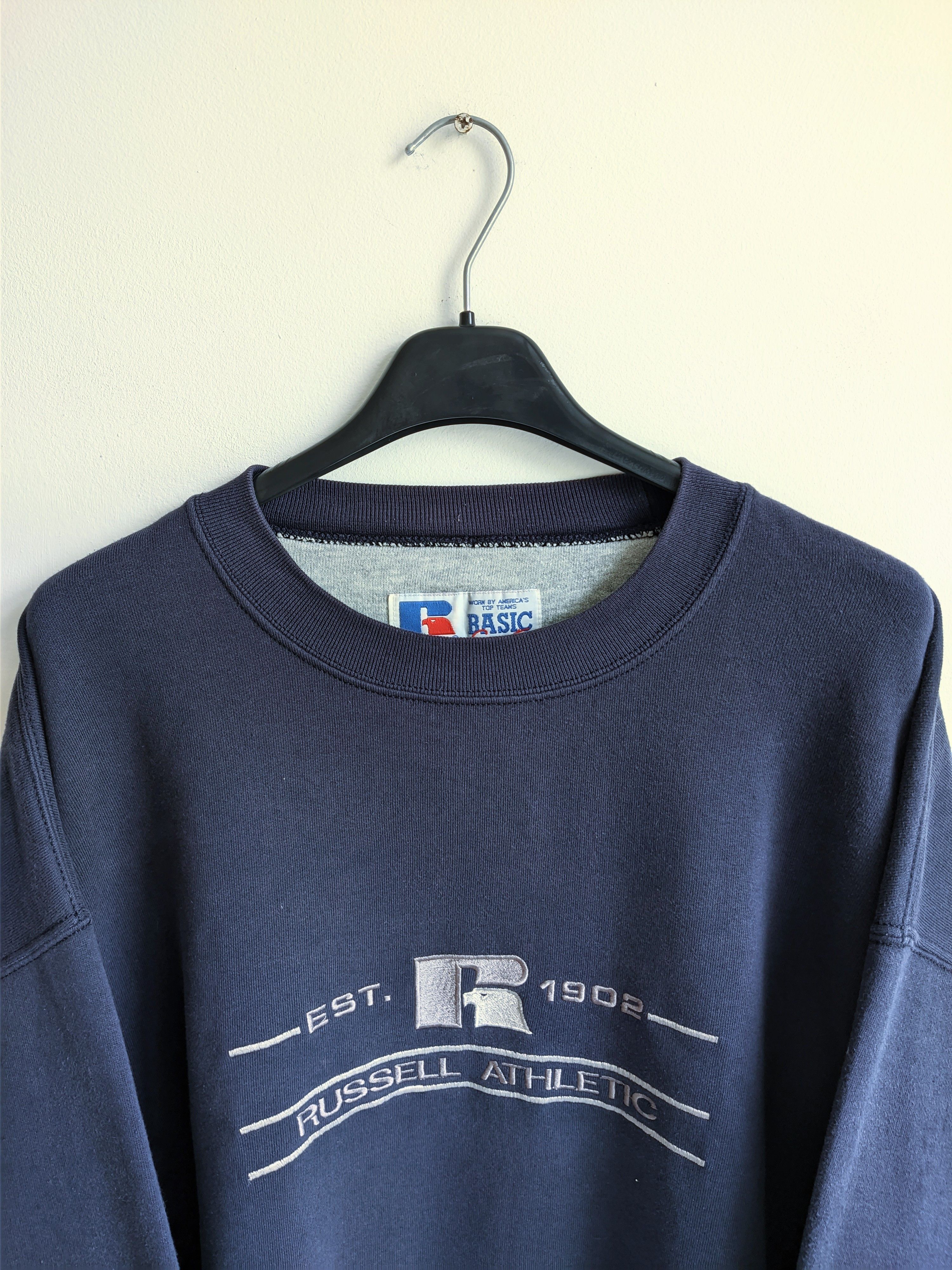 Russell Athletic vintage Russel Athletic sweatshirt big logo crew neck 90s Size US L / EU 52-54 / 3 - 3 Thumbnail