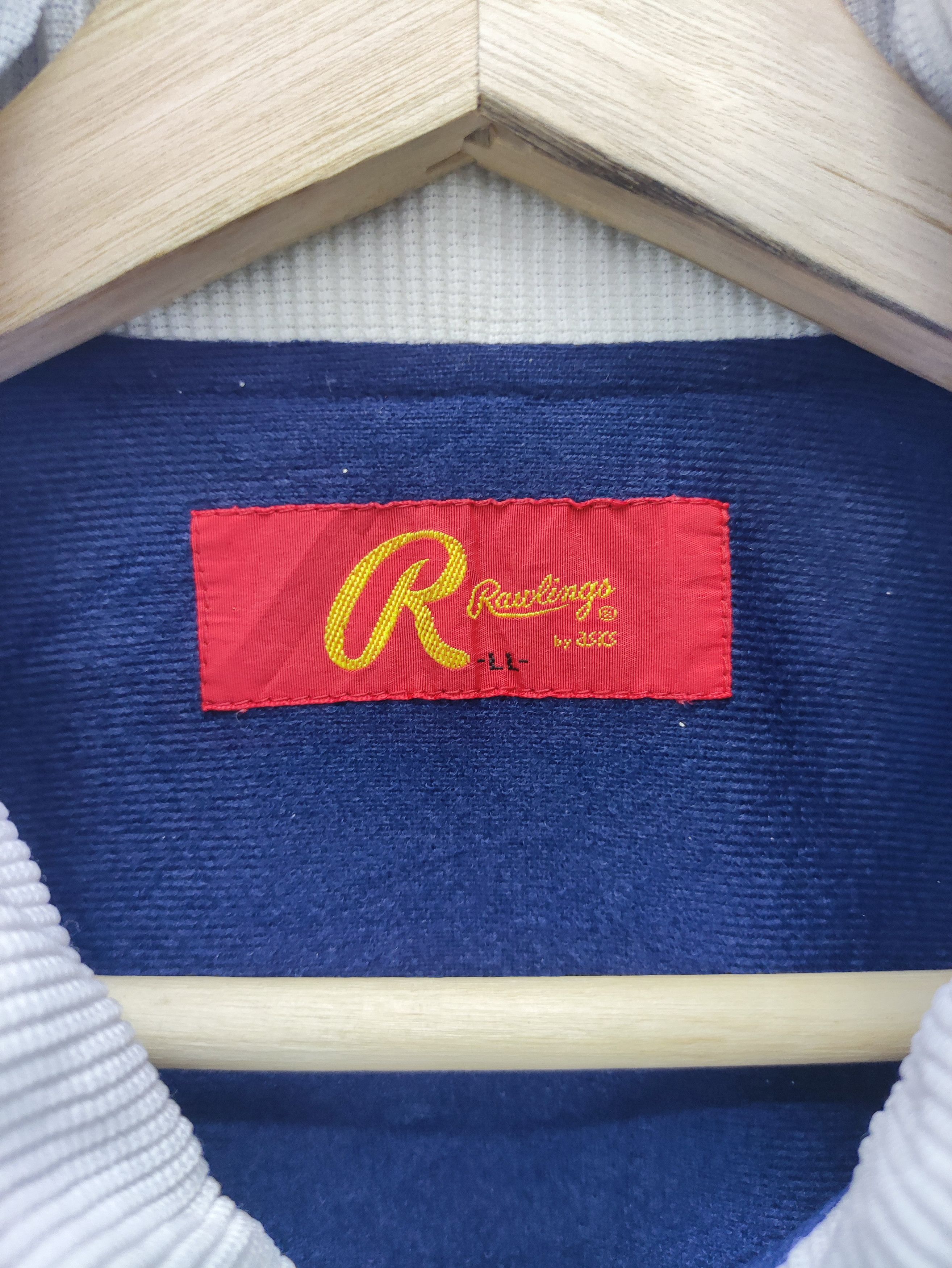 Asics Vintage Rawlings Asics Jacket Zipper Size US XL / EU 56 / 4 - 4 Thumbnail