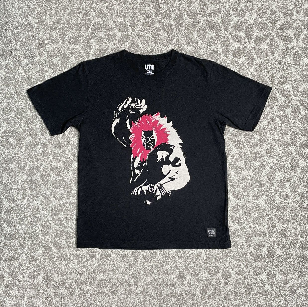 Uniqlo × Vintage Vintage Black T-Shirt Tee Uniqlo Capcom Street Fighter Size US M / EU 48-50 / 2 - 1 Thumbnail