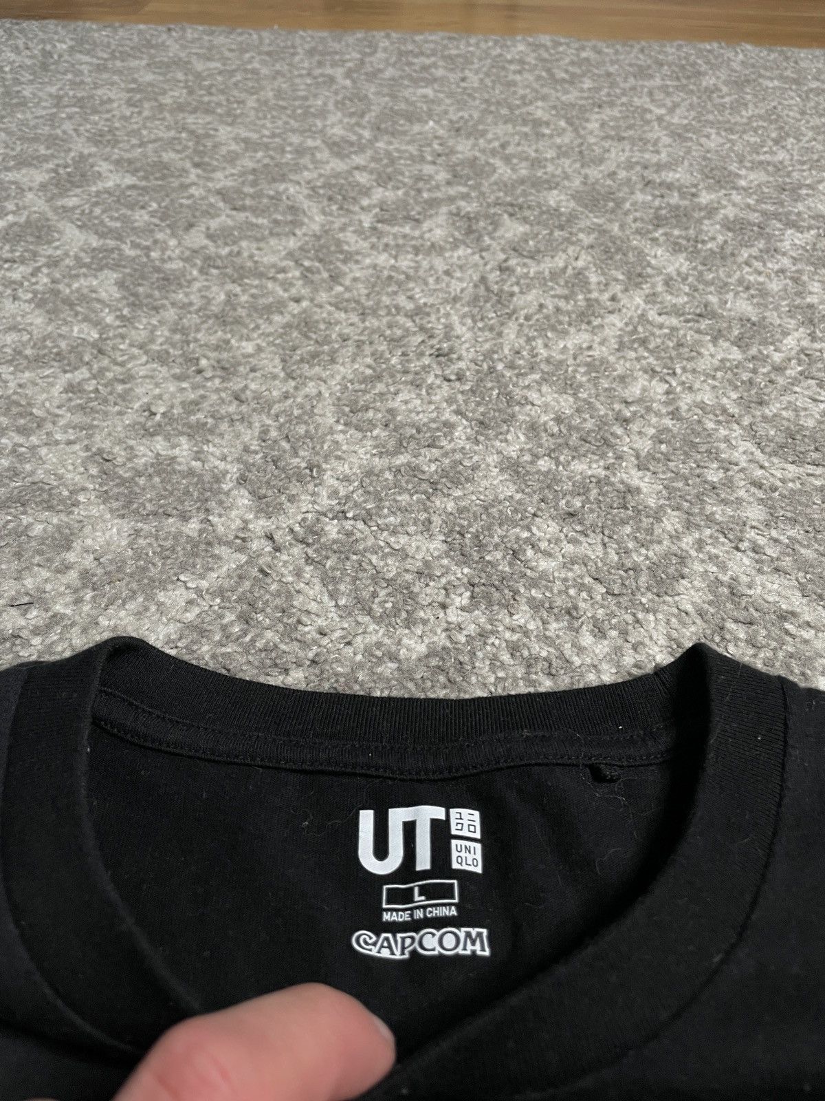 Uniqlo × Vintage Vintage Black T-Shirt Tee Uniqlo Capcom Street Fighter Size US M / EU 48-50 / 2 - 2 Thumbnail