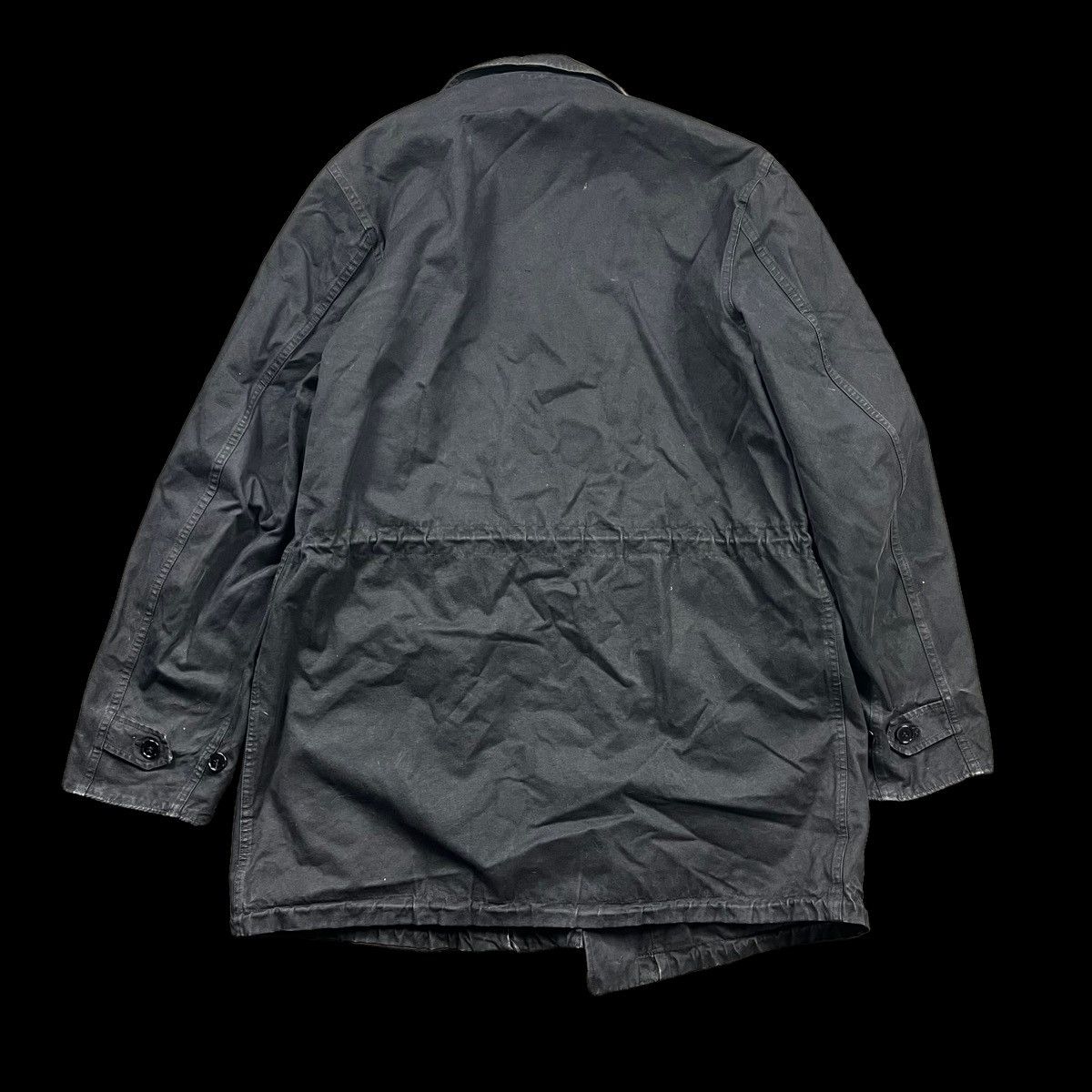 Other Vintage Seyntex Black Military Field Jacket Worn Size L Size US L / EU 52-54 / 3 - 3 Thumbnail