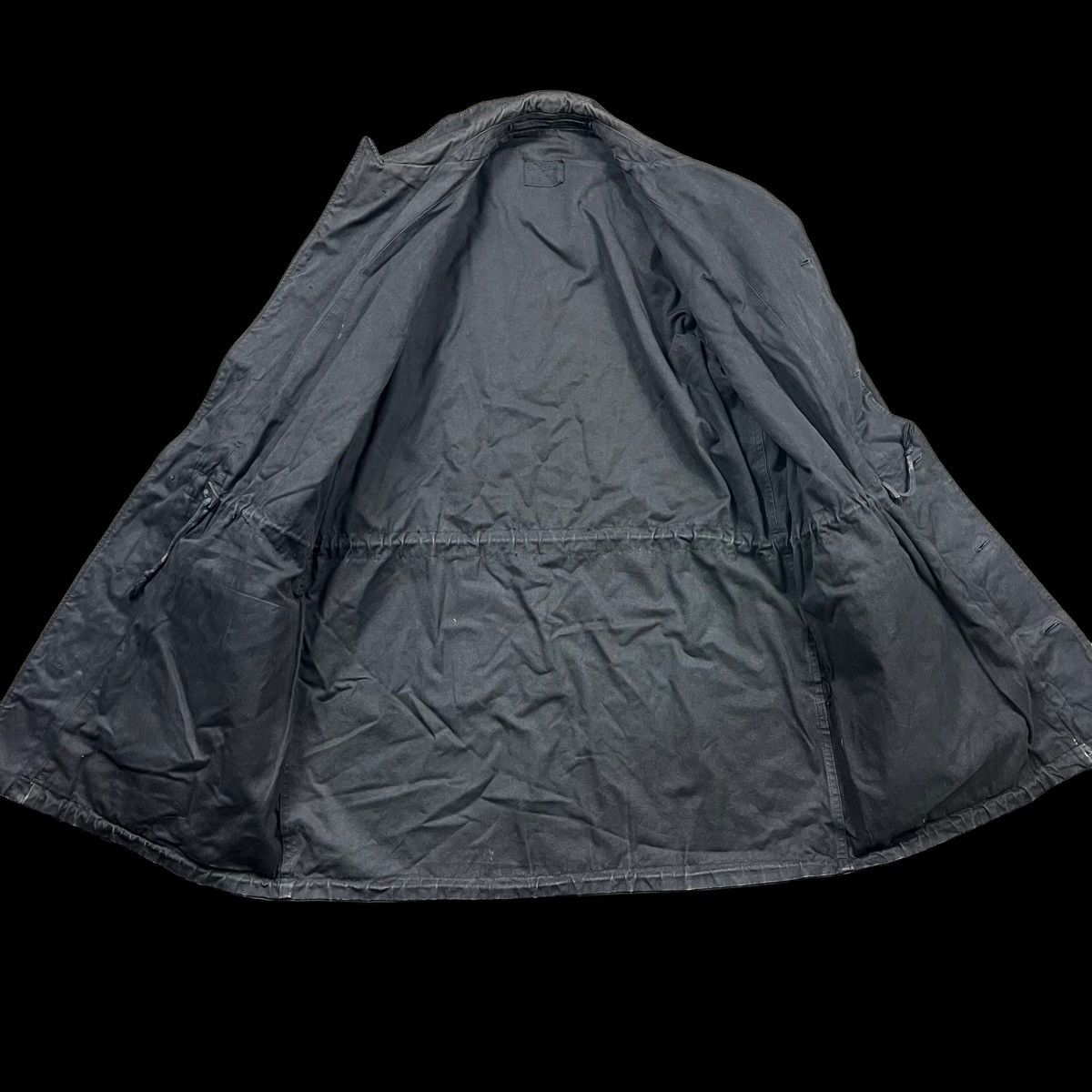 Other Vintage Seyntex Black Military Field Jacket Worn Size L Size US L / EU 52-54 / 3 - 4 Thumbnail