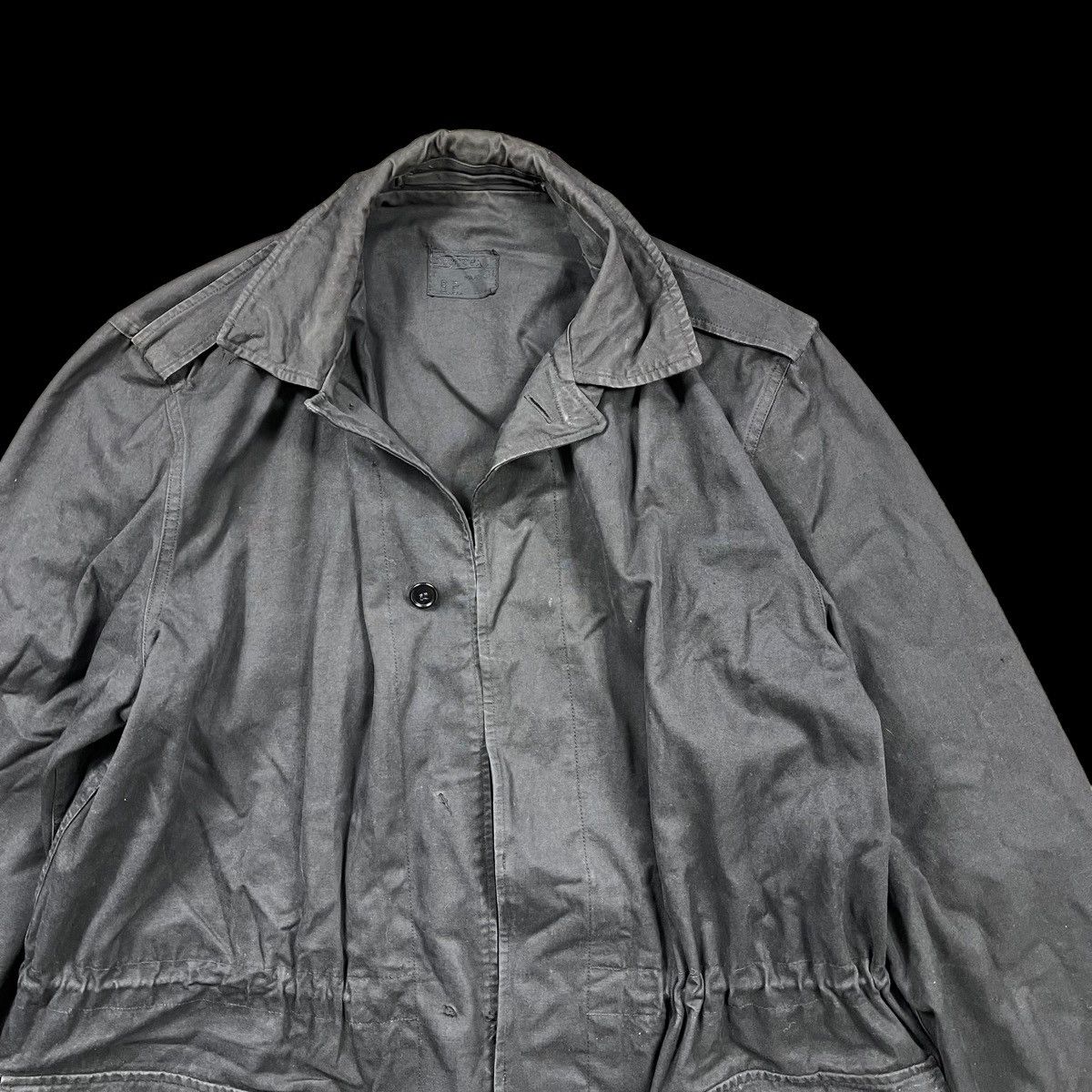 Other Vintage Seyntex Black Military Field Jacket Worn Size L Size US L / EU 52-54 / 3 - 2 Thumbnail