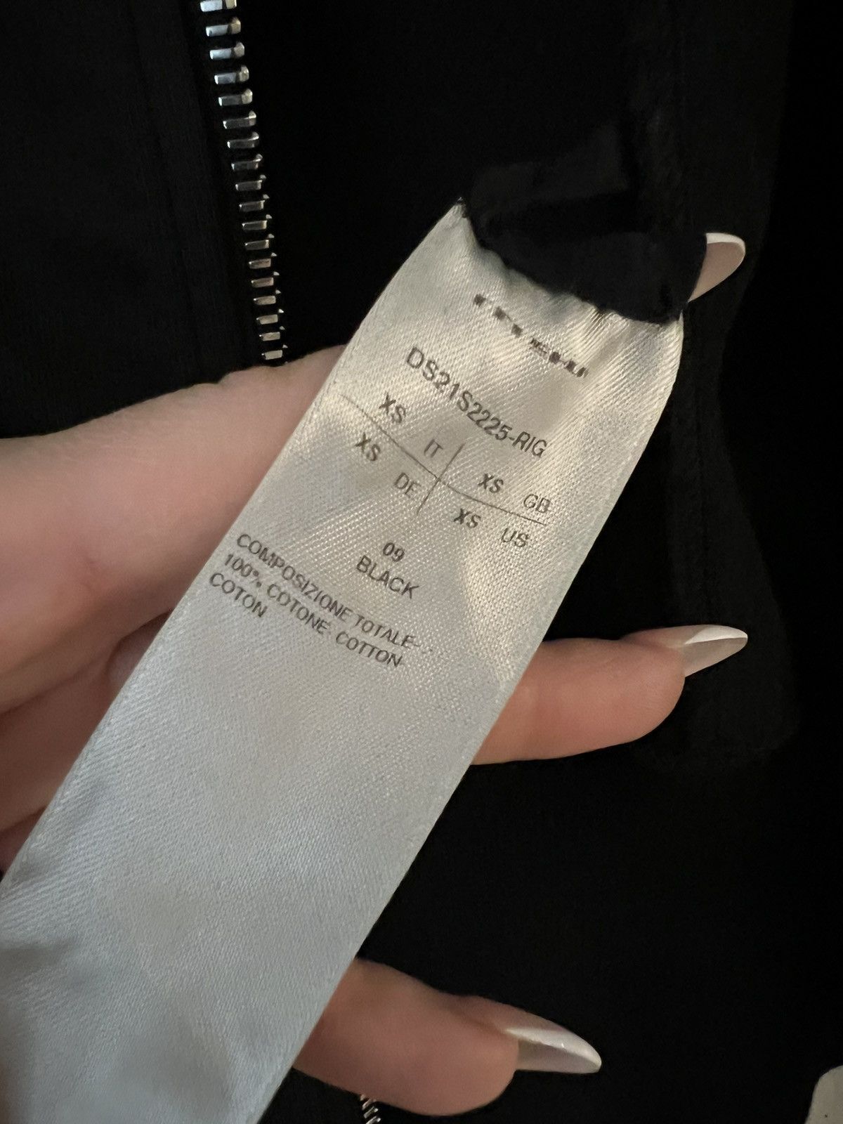 Rick Owens Drkshdw RIGOLET HOODIE ZIP UP Size XS / US 0-2 / IT 36-38 - 5 Thumbnail