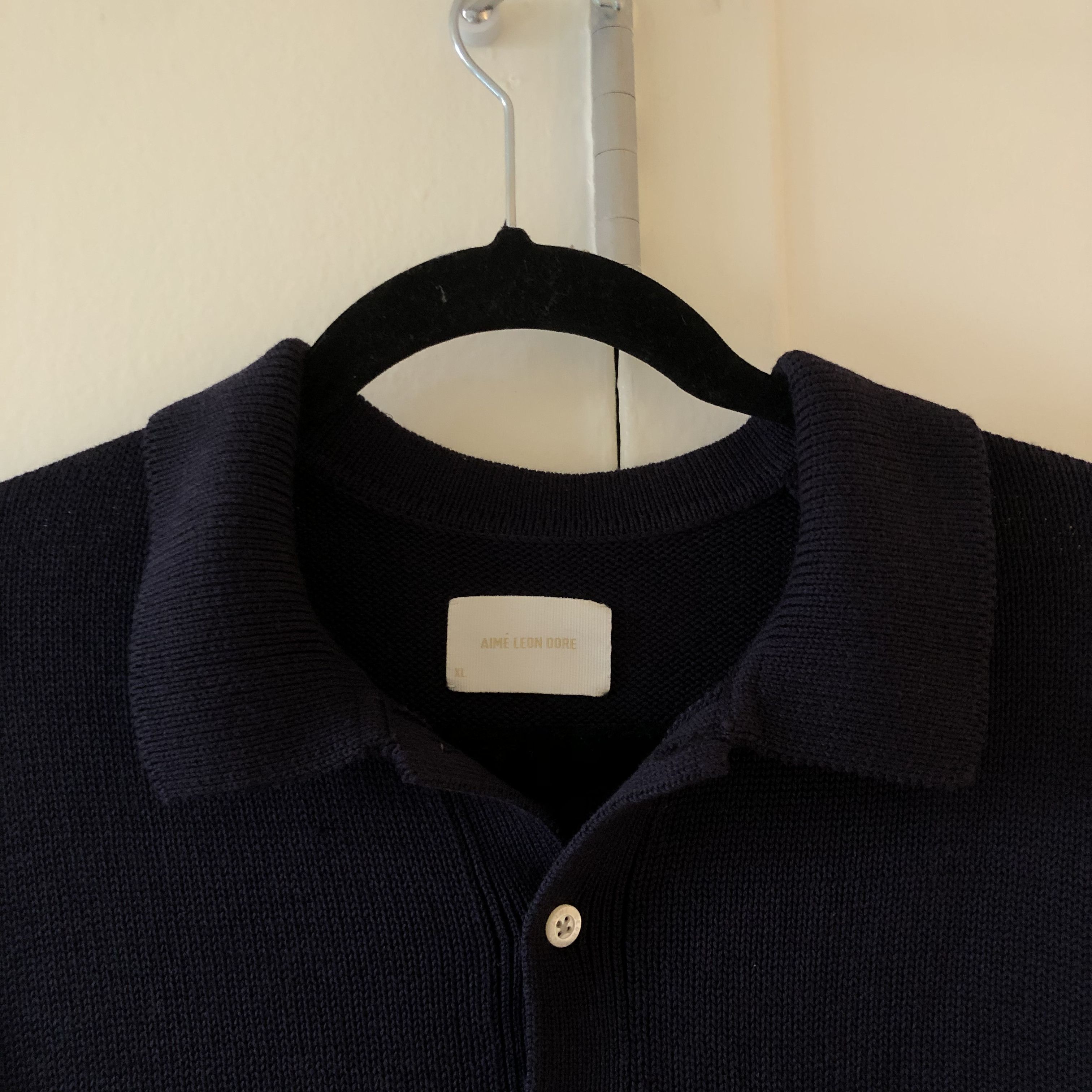 Aime Leon Dore Aime Leon Dore Silk Blend Knit Polo Size US XL / EU 56 / 4 - 2 Thumbnail