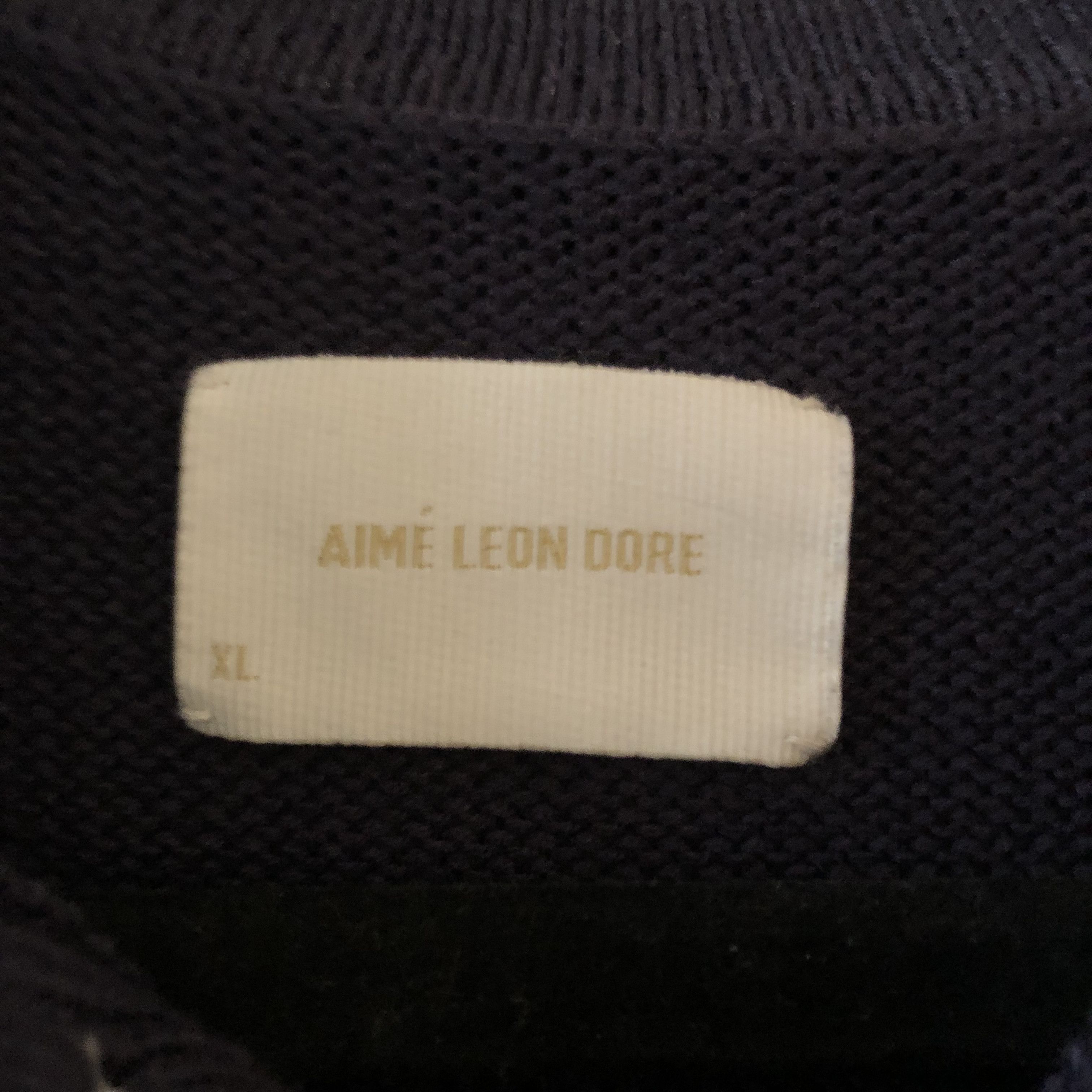 Aime Leon Dore Aime Leon Dore Silk Blend Knit Polo Size US XL / EU 56 / 4 - 3 Thumbnail