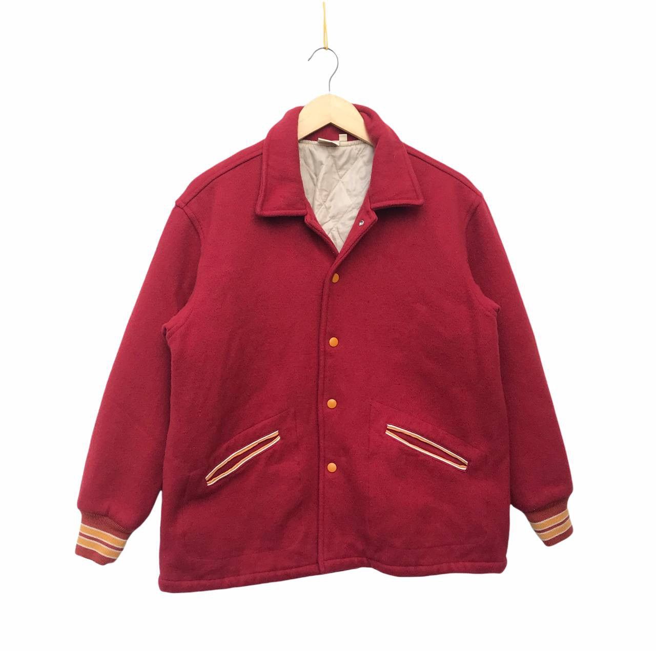 Japanese Brand Retain Octopus Army Plain Varsity Jacket Size US M / EU 48-50 / 2 - 1 Thumbnail