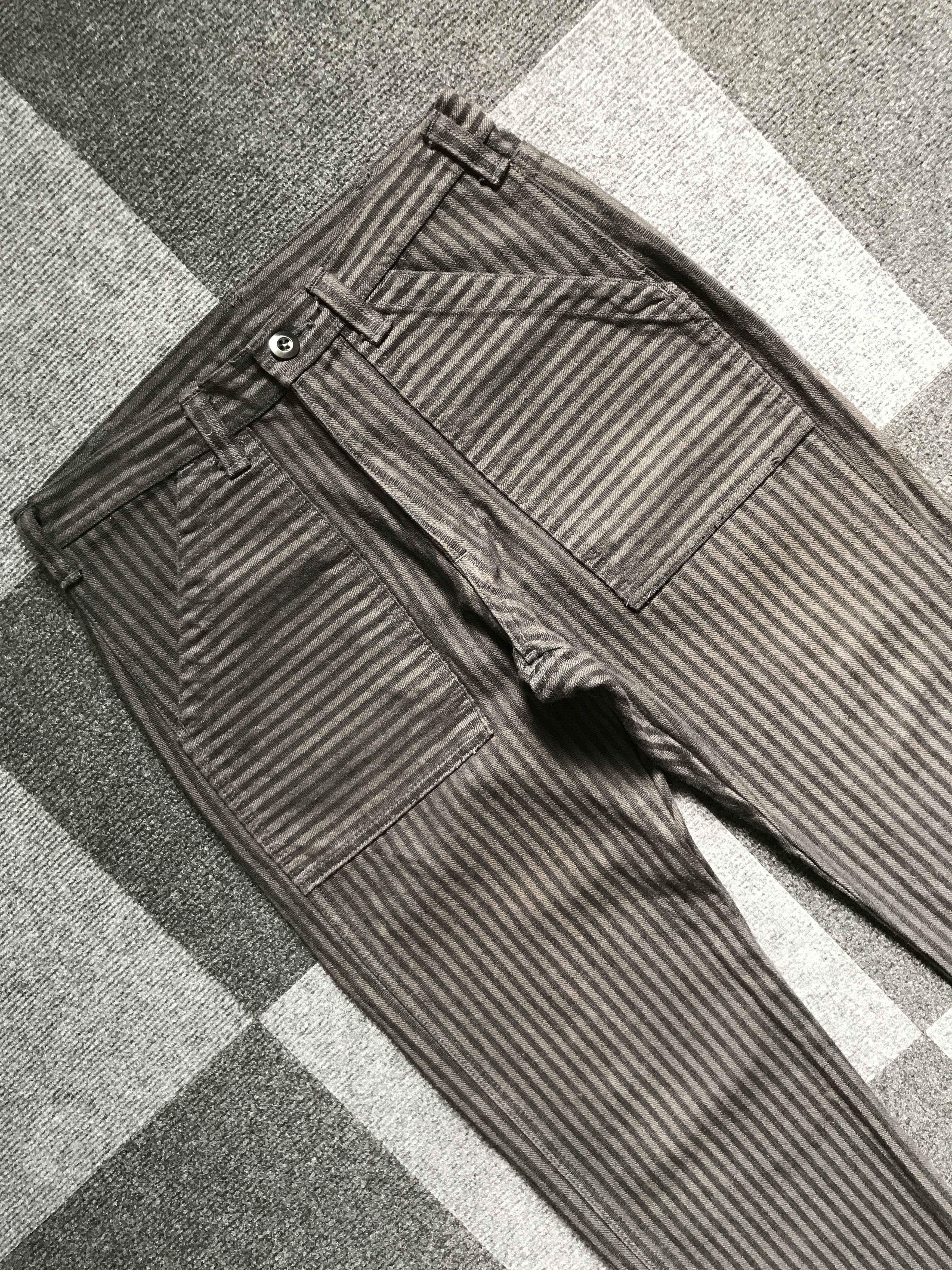 Japanese Brand P32 POINT Japan Military Stripe Sturdy Baker Pant Size US 28 / EU 44 - 2 Thumbnail