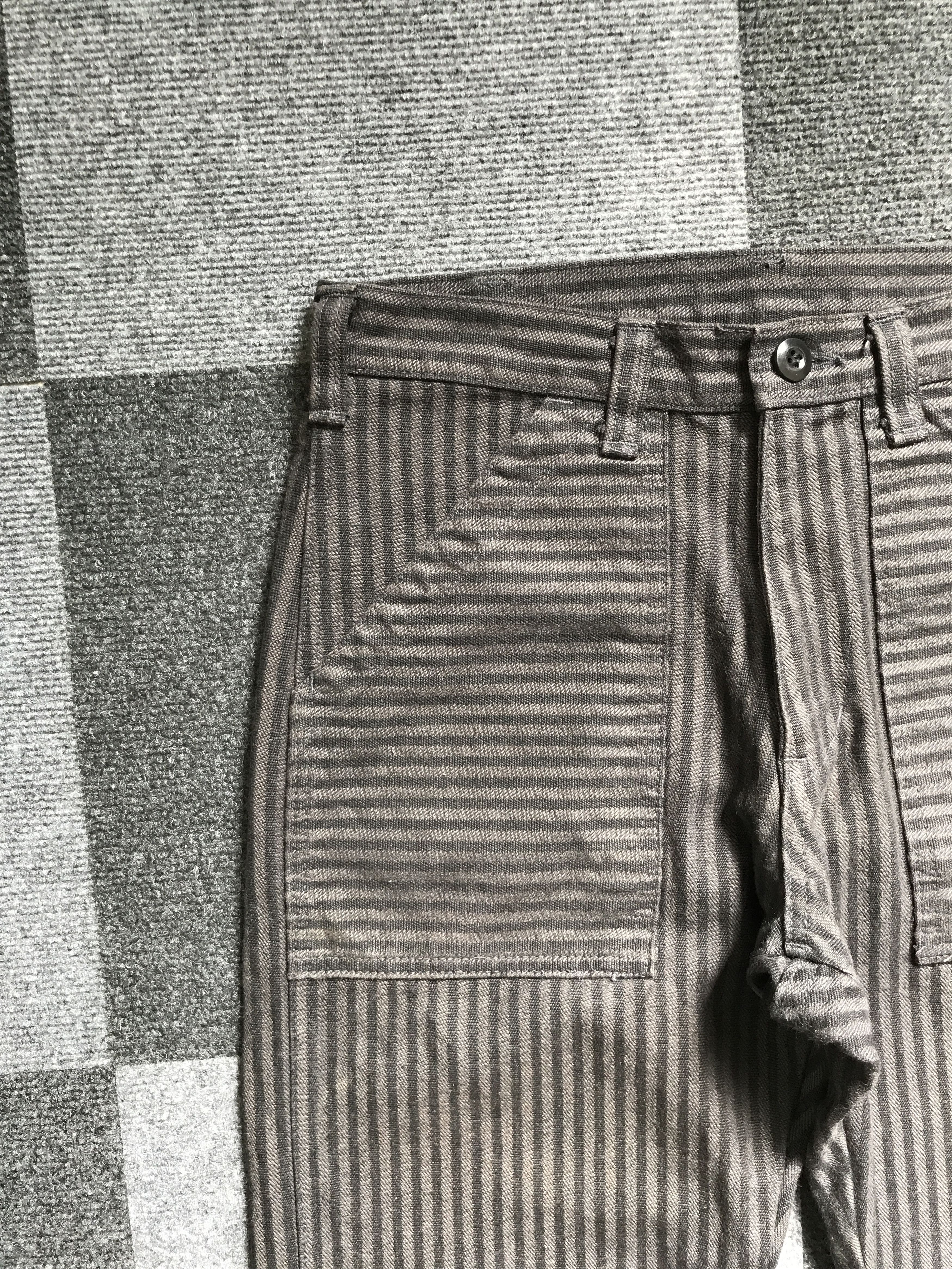 Japanese Brand P32 POINT Japan Military Stripe Sturdy Baker Pant Size US 28 / EU 44 - 4 Thumbnail