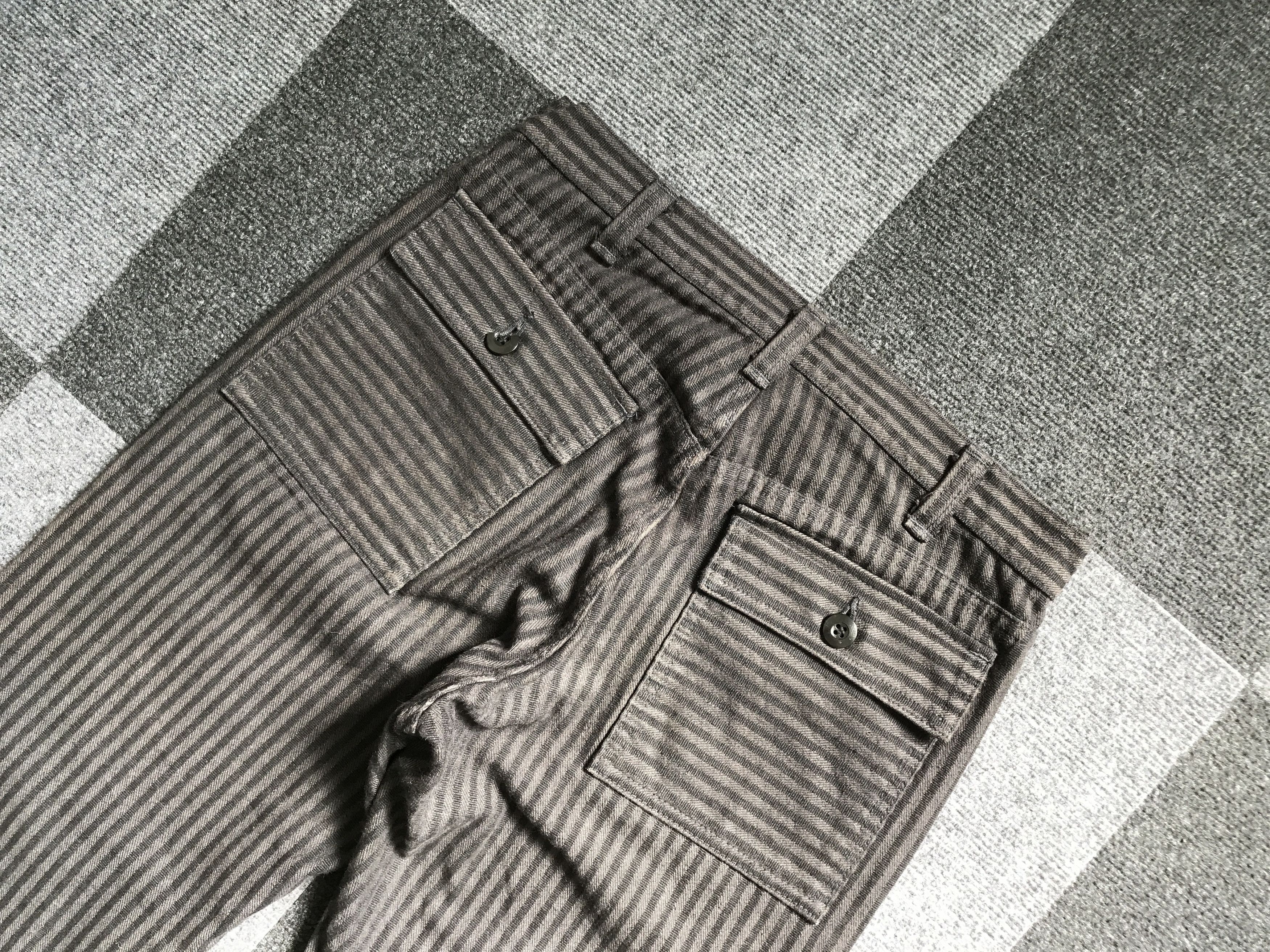 Japanese Brand P32 POINT Japan Military Stripe Sturdy Baker Pant Size US 28 / EU 44 - 8 Thumbnail
