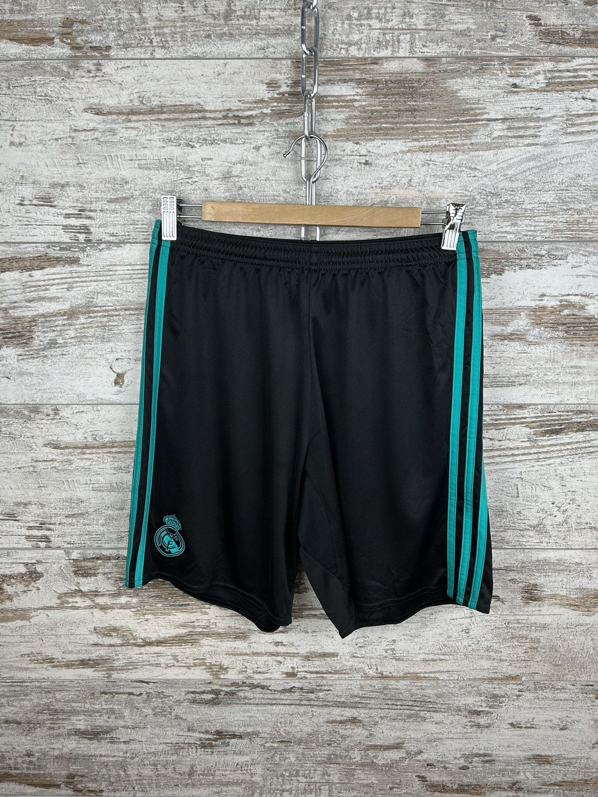 Adidas × Vintage Mens Vintage Adidas FC Real Madrid Shorts football soccer Size US 32 / EU 48 - 1 Thumbnail