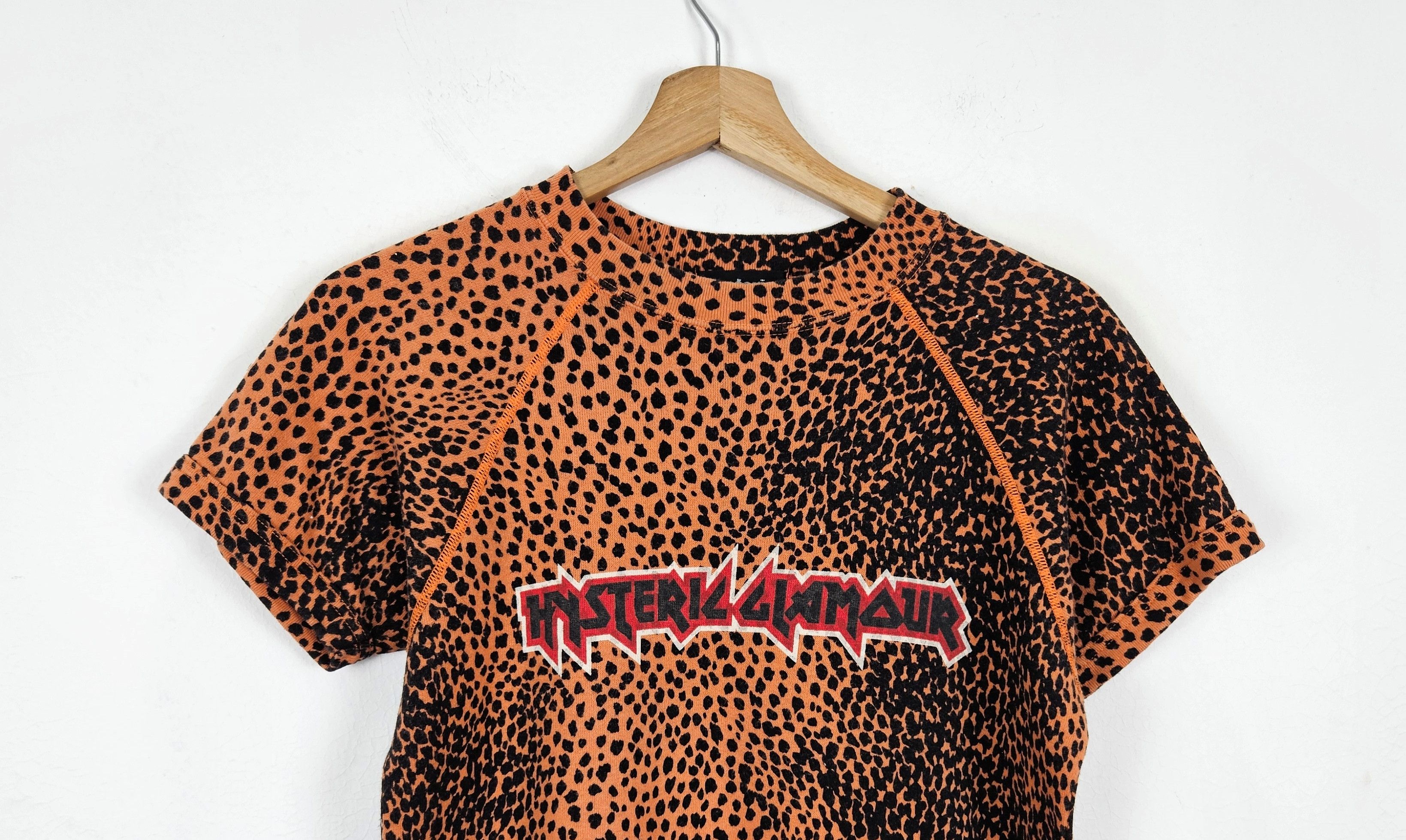 Hysteric Glamour Hysteric Glamour Leopard Iron Maiden metal font shirt Size XS / US 0-2 / IT 36-38 - 2 Thumbnail