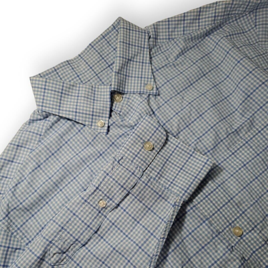 Custom Tin House Check Classic Murray Shirt in Moonshine by Vineyard Vines main image 0
