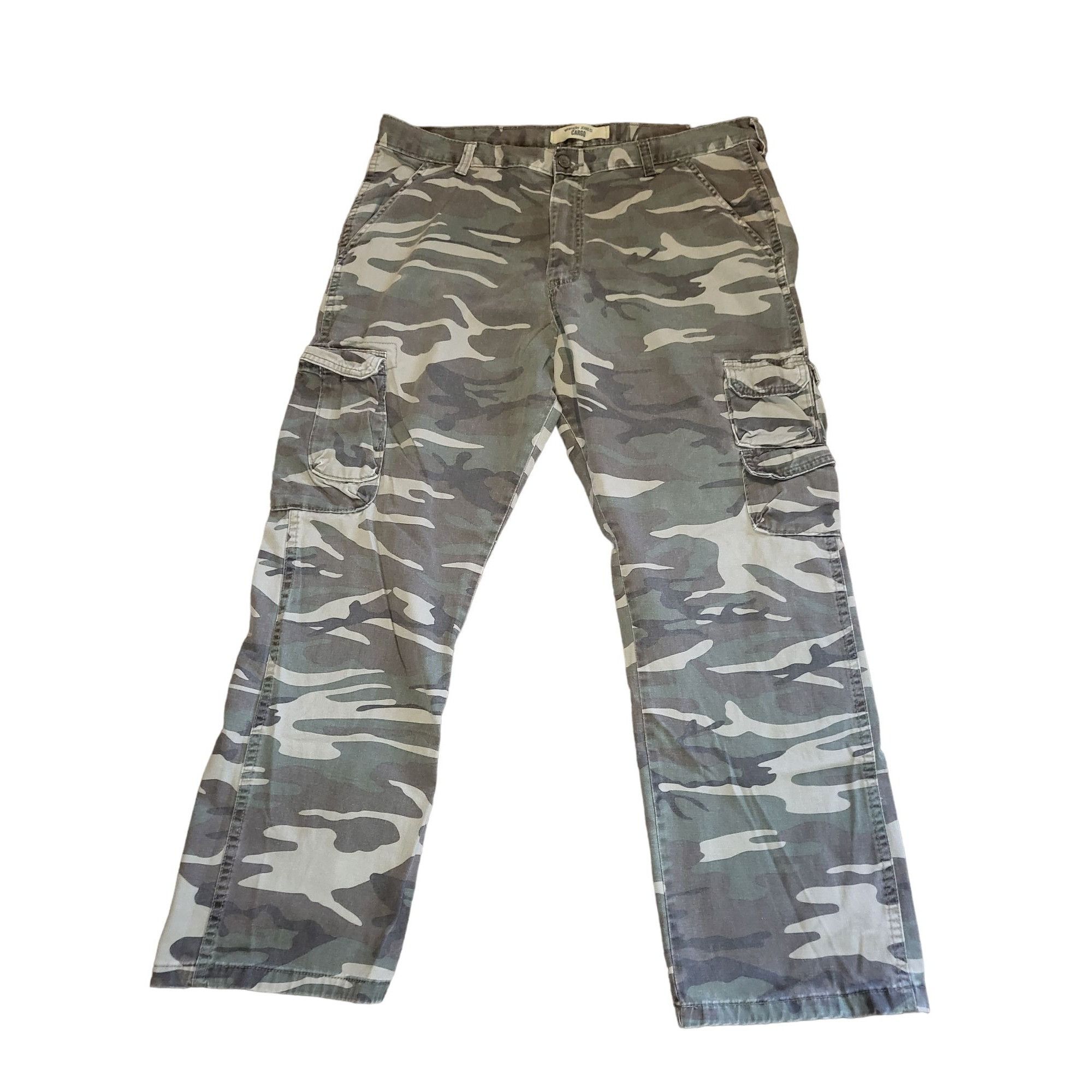 28w Camo Print Cargo Pants main image 1