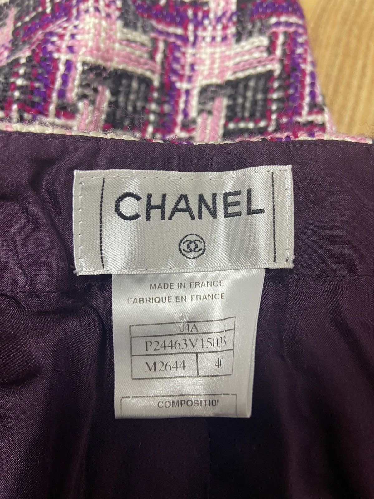 Chanel 40 Chanel aw04 Tweed pants trouser Size US 28 / EU 44 - 4 Thumbnail