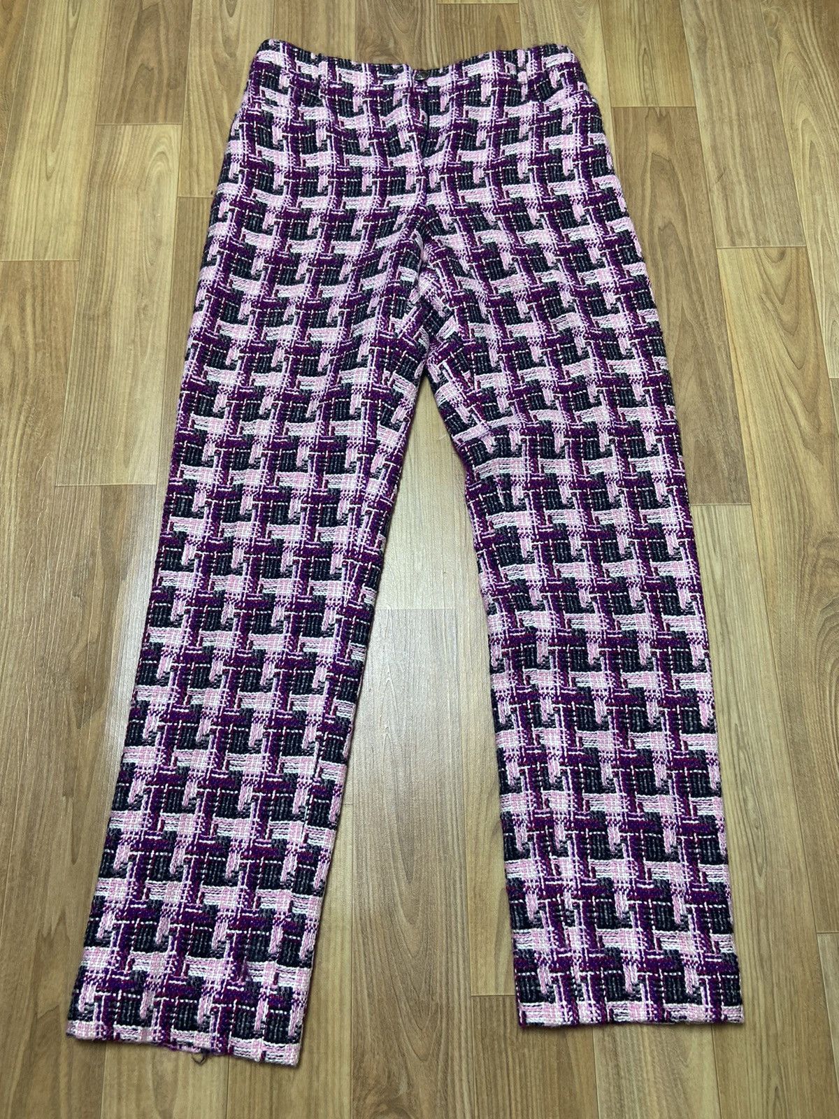 Chanel 40 Chanel aw04 Tweed pants trouser Size US 28 / EU 44 - 1 Thumbnail