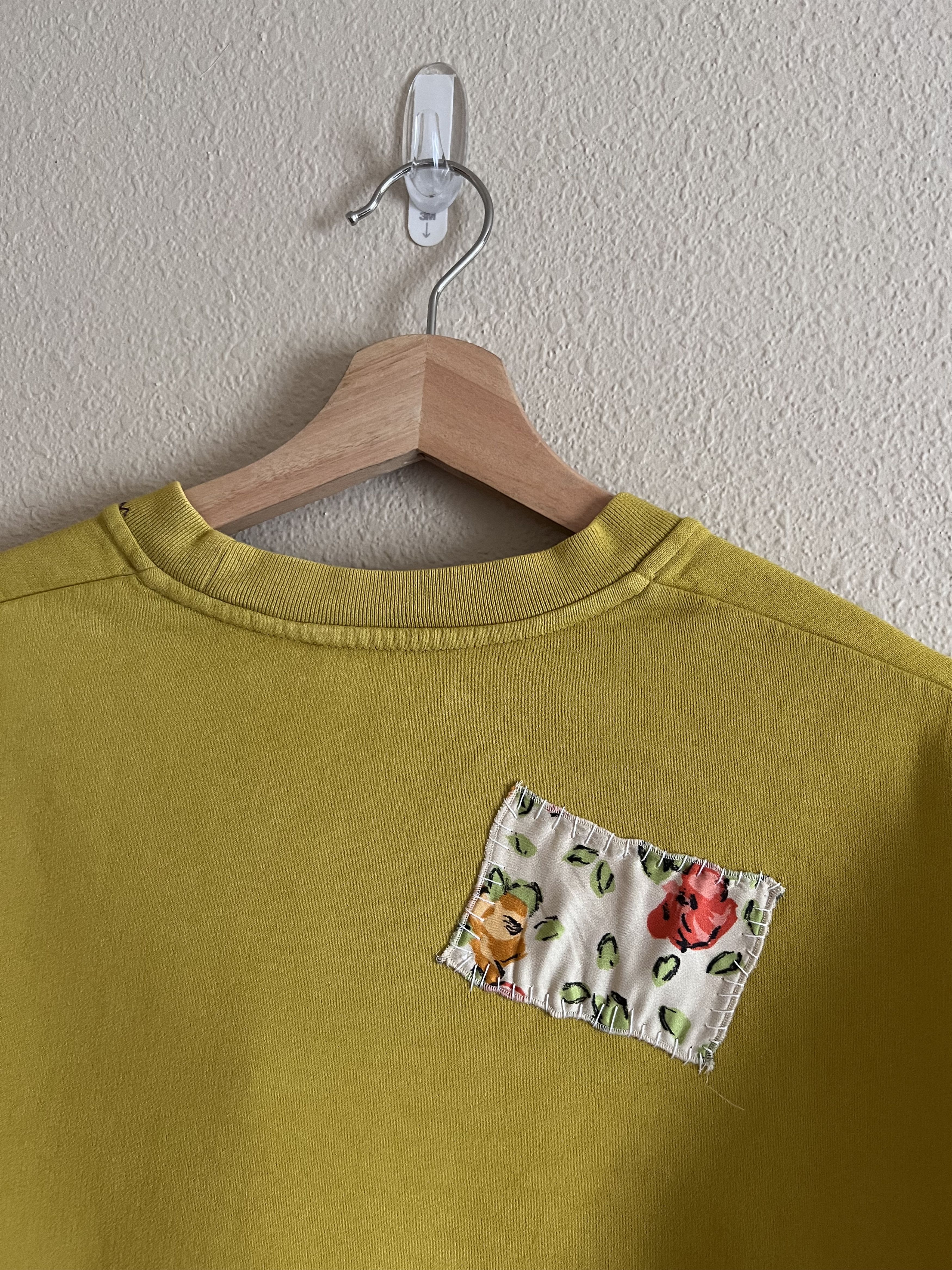 Marni Marni Double Dye Cropped Sweatshirt in Jade Size S / US 4 / IT 40 - 7 Thumbnail