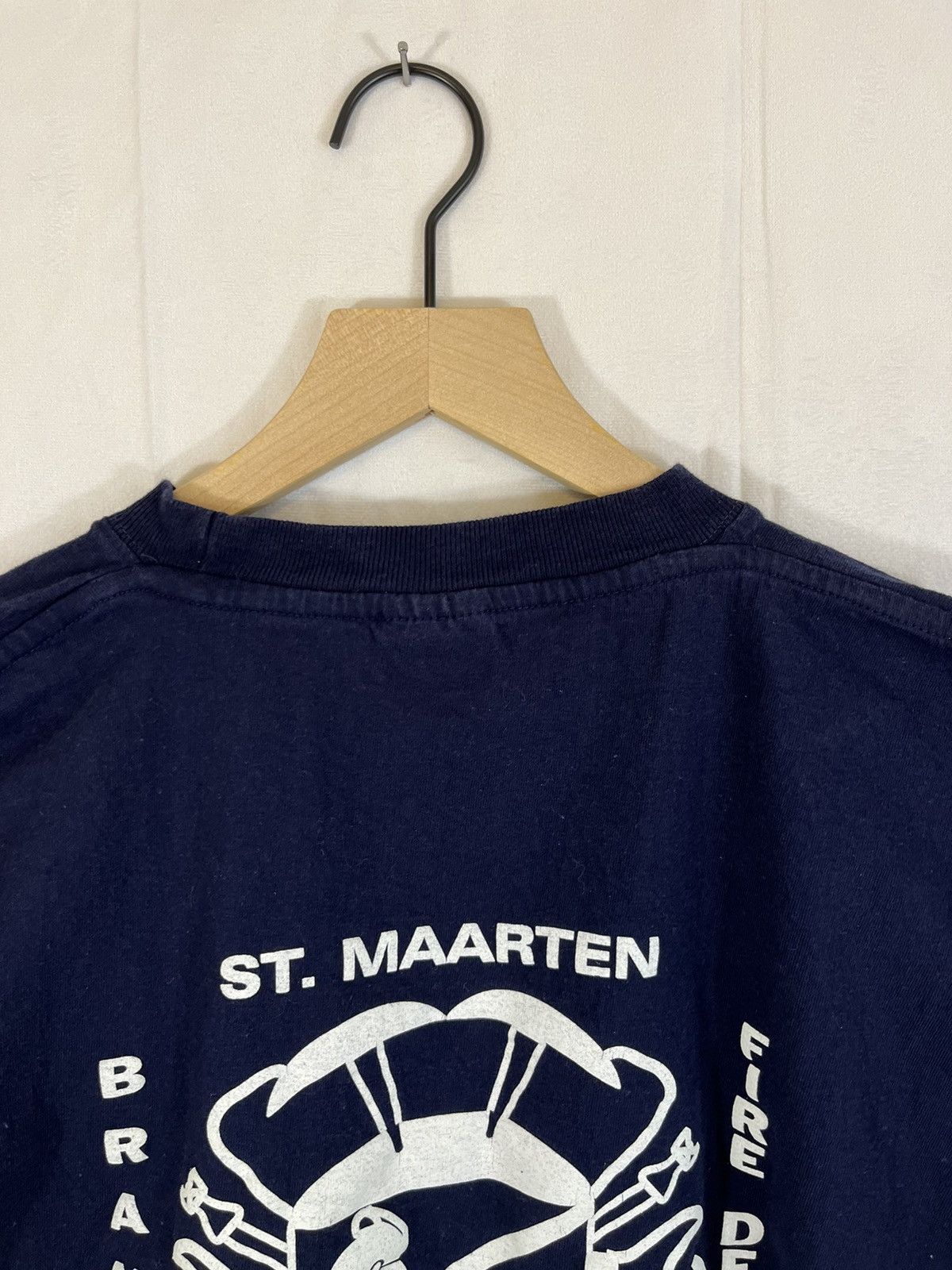 Vintage Vintage St Maarten Island Distressed Tee Size US L / EU 52-54 / 3 - 8 Thumbnail