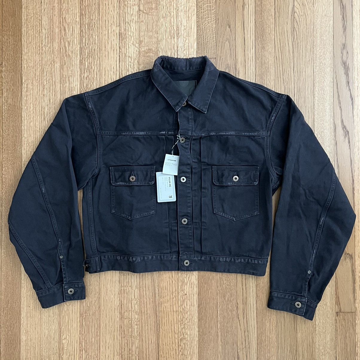 Vuja De VUJADE RIDLEY CURVED DENIM AFFIX PARKA | Grailed
