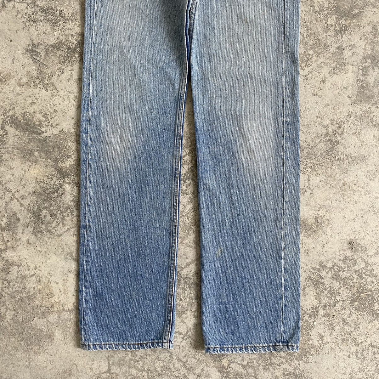 Levi's VTG Early 90’s Levi's 501 Faded Blue Denim Jeans Size US 28 / EU 44 - 3 Thumbnail
