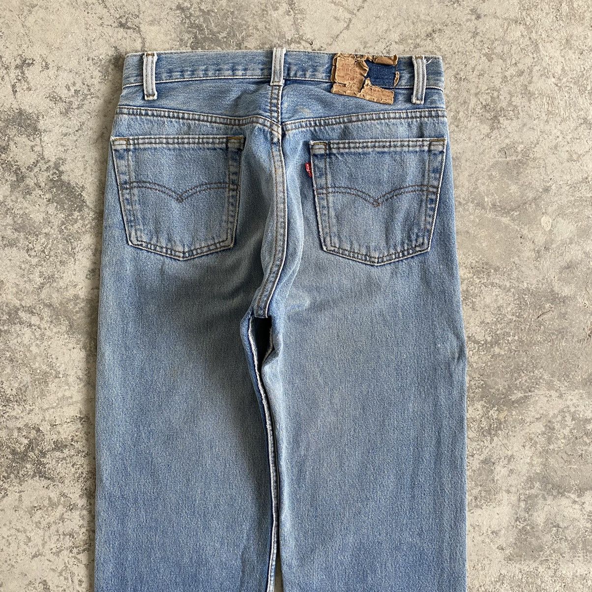 Levi's VTG Early 90’s Levi's 501 Faded Blue Denim Jeans Size US 28 / EU 44 - 14 Thumbnail