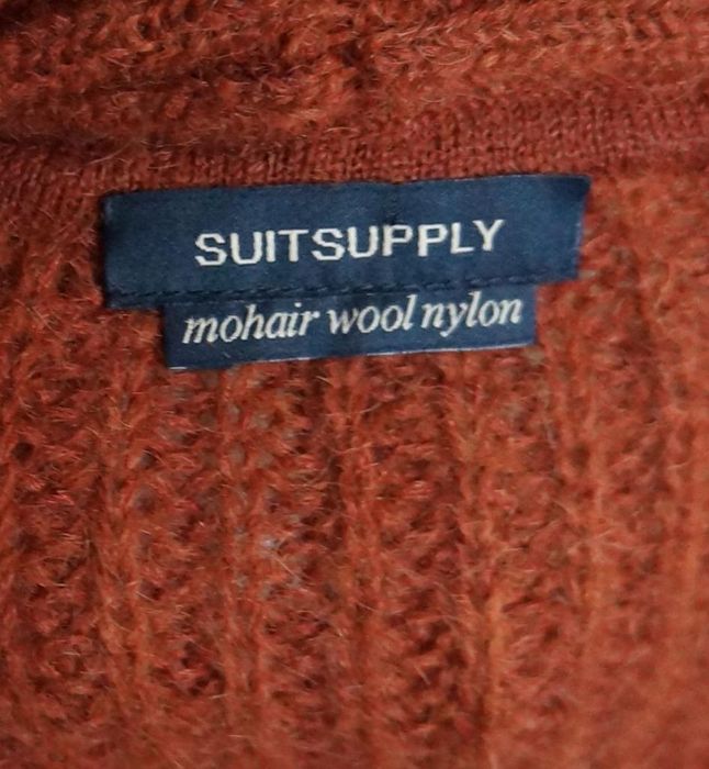 Suitsupply Rust Shawl Cardigan Size US L / EU 52-54 / 3 - 3 Preview