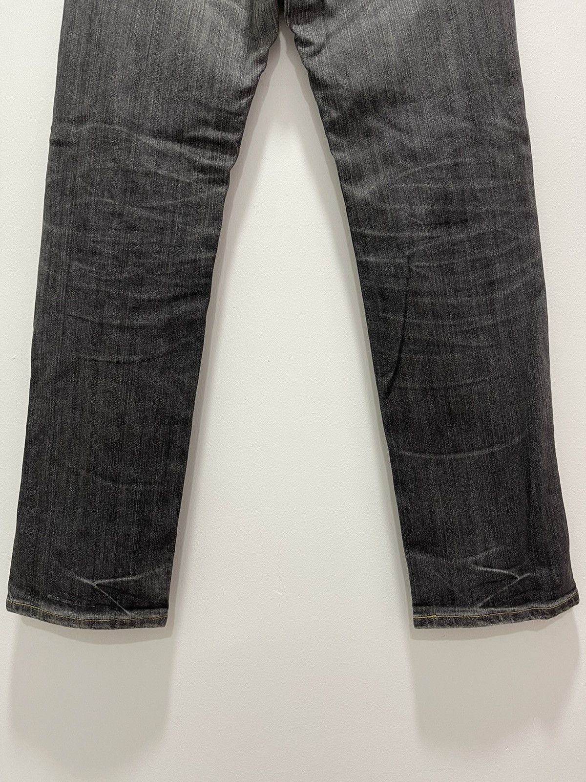 Japanese Brand × Vintage × Wrangler VINTAGE WRANGLER WASHED BLACK DISTRESSED JEANS Size US 30 / EU 46 - 5 Thumbnail