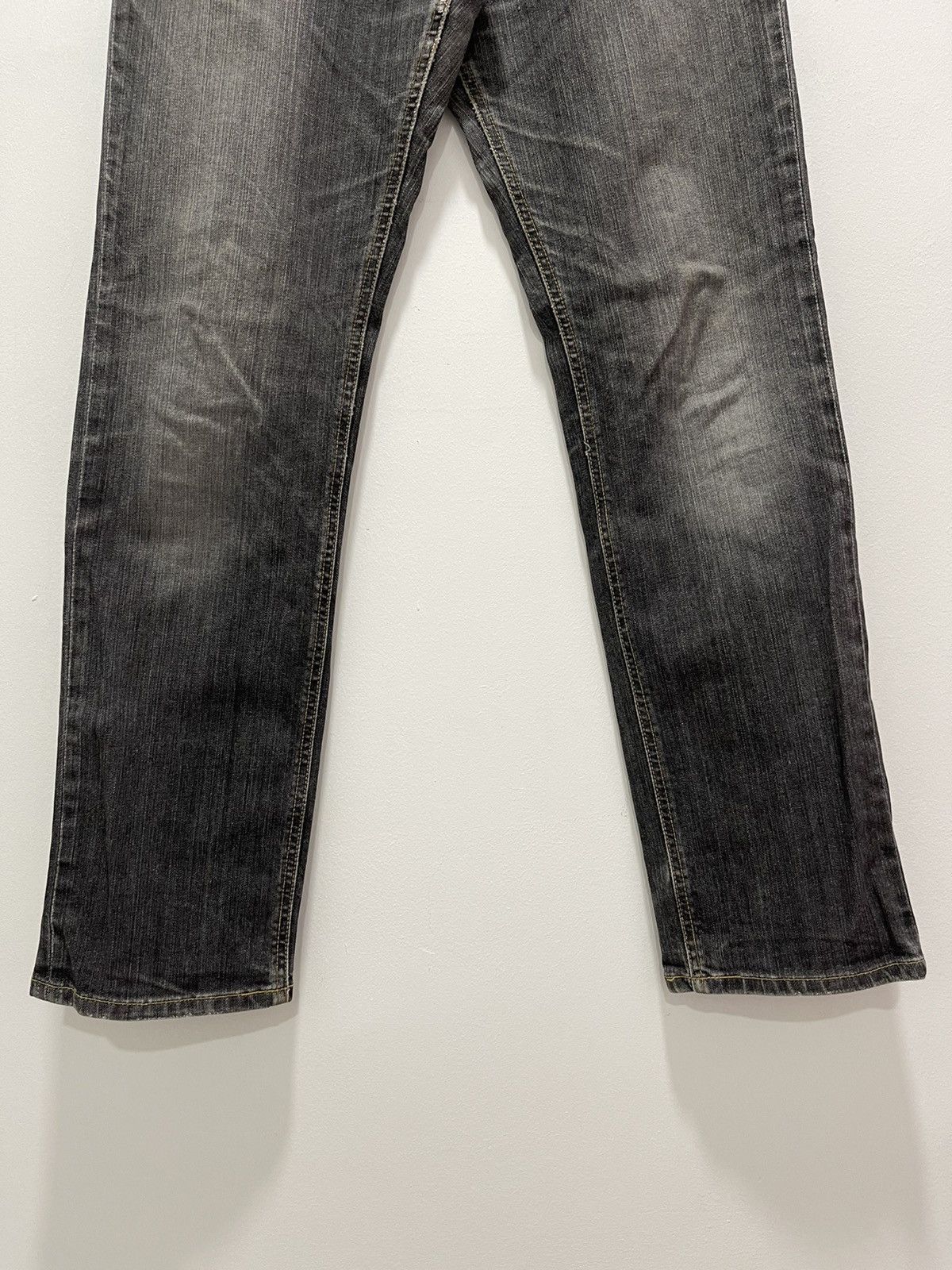Japanese Brand × Vintage × Wrangler VINTAGE WRANGLER WASHED BLACK DISTRESSED JEANS Size US 30 / EU 46 - 10 Thumbnail