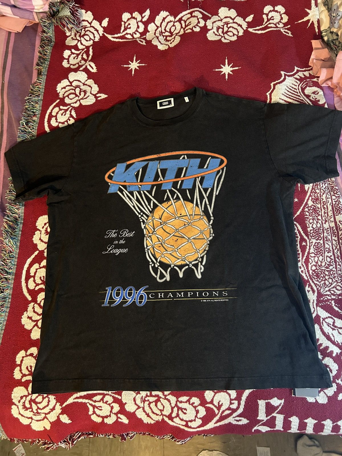 Kith Kith vintage hoops league tee shirt | Grailed