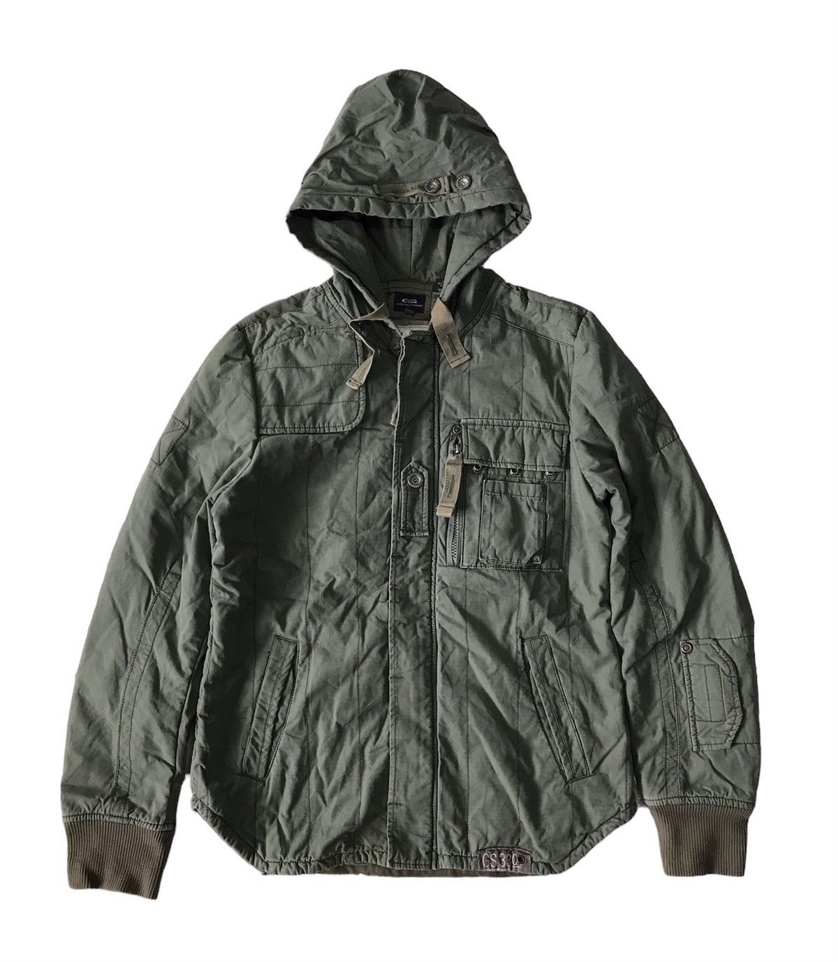 G-Star 💥Steals💥Capter Quilted Hooded Shirt US Jacket Size US M / EU 48-50 / 2 - 1 Thumbnail