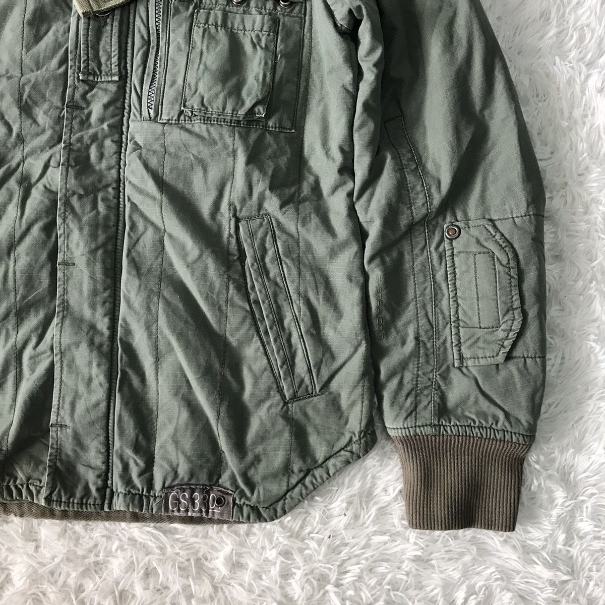 G-Star 💥Steals💥Capter Quilted Hooded Shirt US Jacket Size US M / EU 48-50 / 2 - 4 Thumbnail