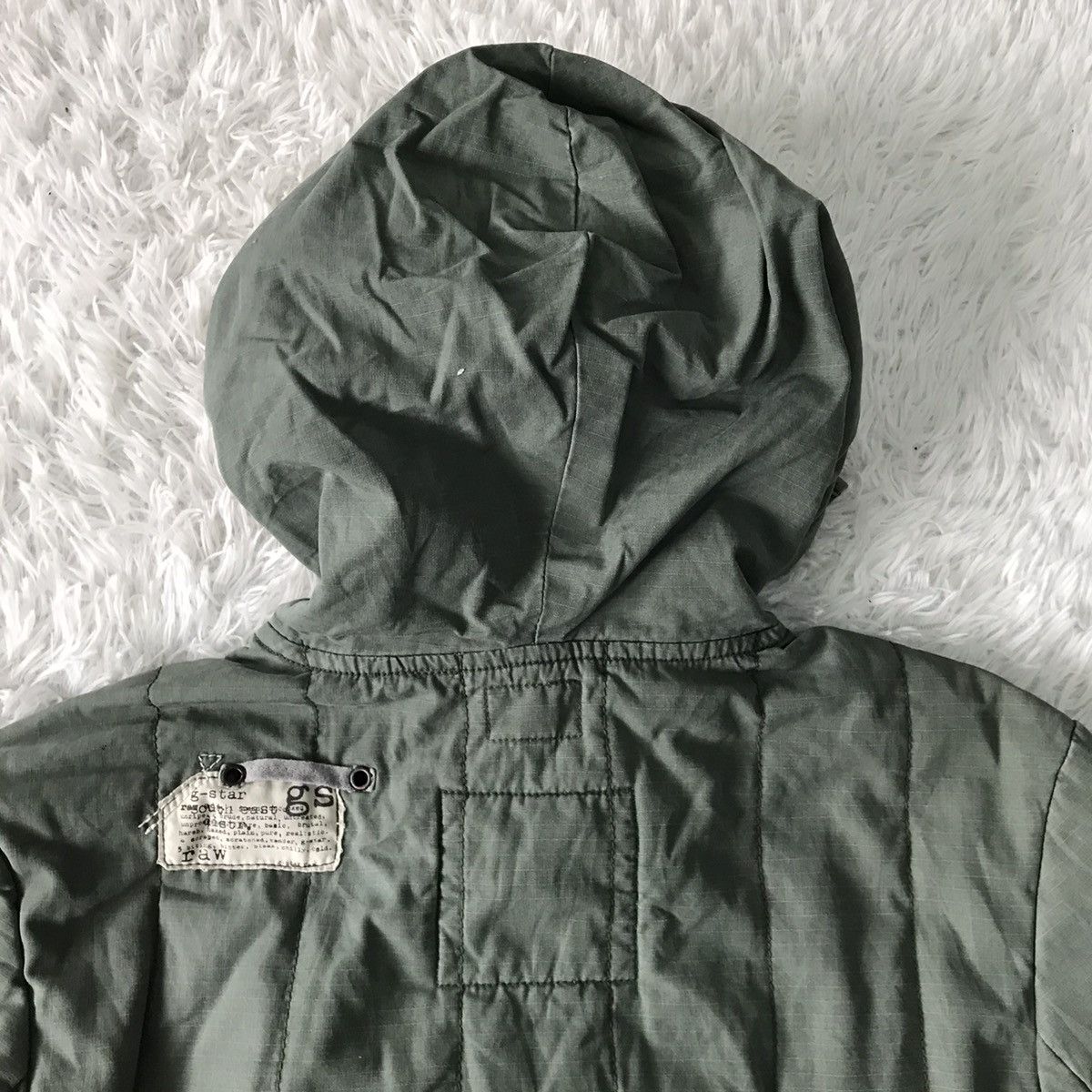 G-Star 💥Steals💥Capter Quilted Hooded Shirt US Jacket Size US M / EU 48-50 / 2 - 14 Thumbnail