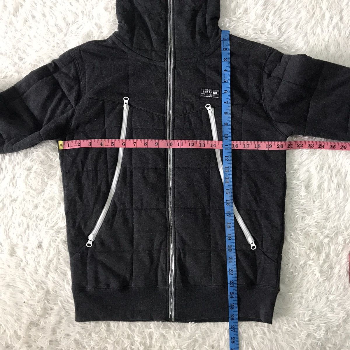 Rusty Rusty Full Zip Jacket Hooded Quilted Style Size US L / EU 52-54 / 3 - 16 Thumbnail