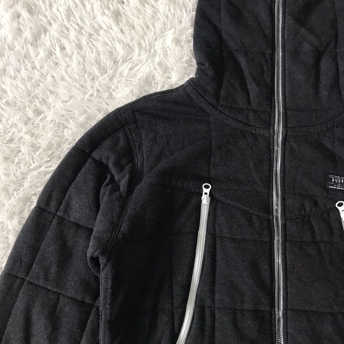 Rusty Rusty Full Zip Jacket Hooded Quilted Style Size US L / EU 52-54 / 3 - 6 Thumbnail