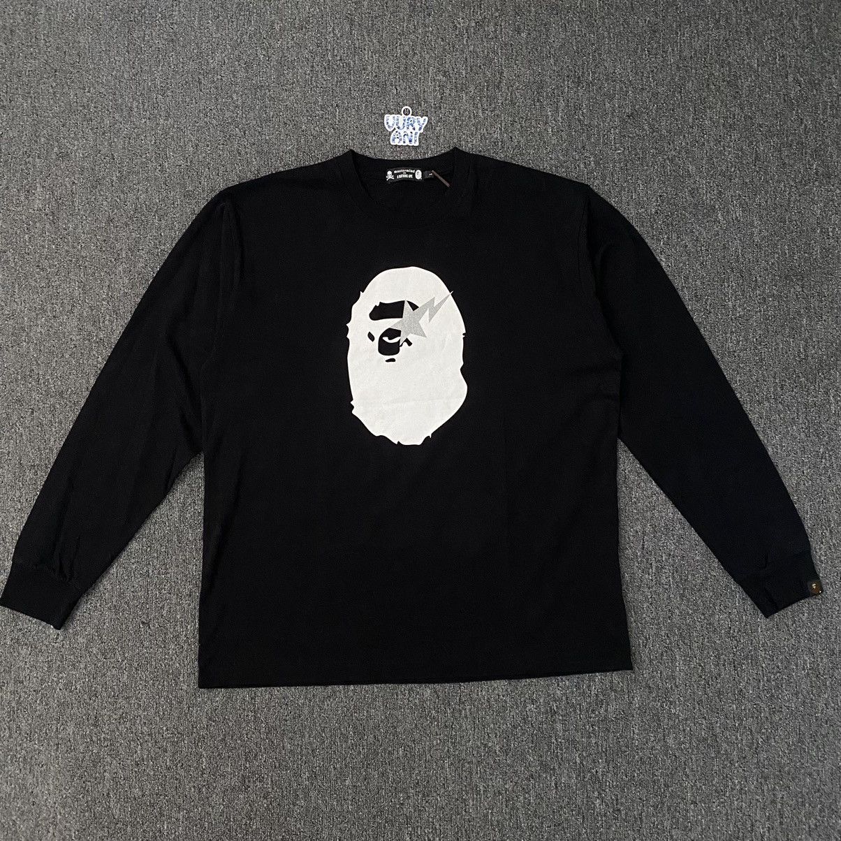 Bape × Mastermind Japan Bape x Mastermind Ape Head Skull Relaxed L/S Tee Size US L / EU 52-54 / 3 - 3 Thumbnail