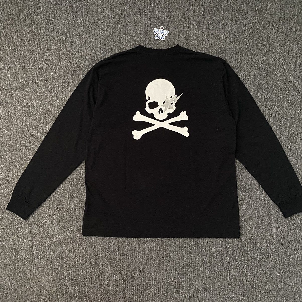 image of Bape X Mastermind Ape Head Skull Relaxed L/s Tee in Black, Men's (Size Large)