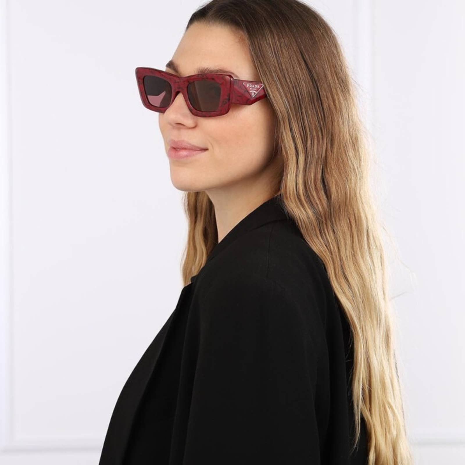BRAND NEW PRADA PR13ZS 15D08S Etruscan Marble Dark Violet