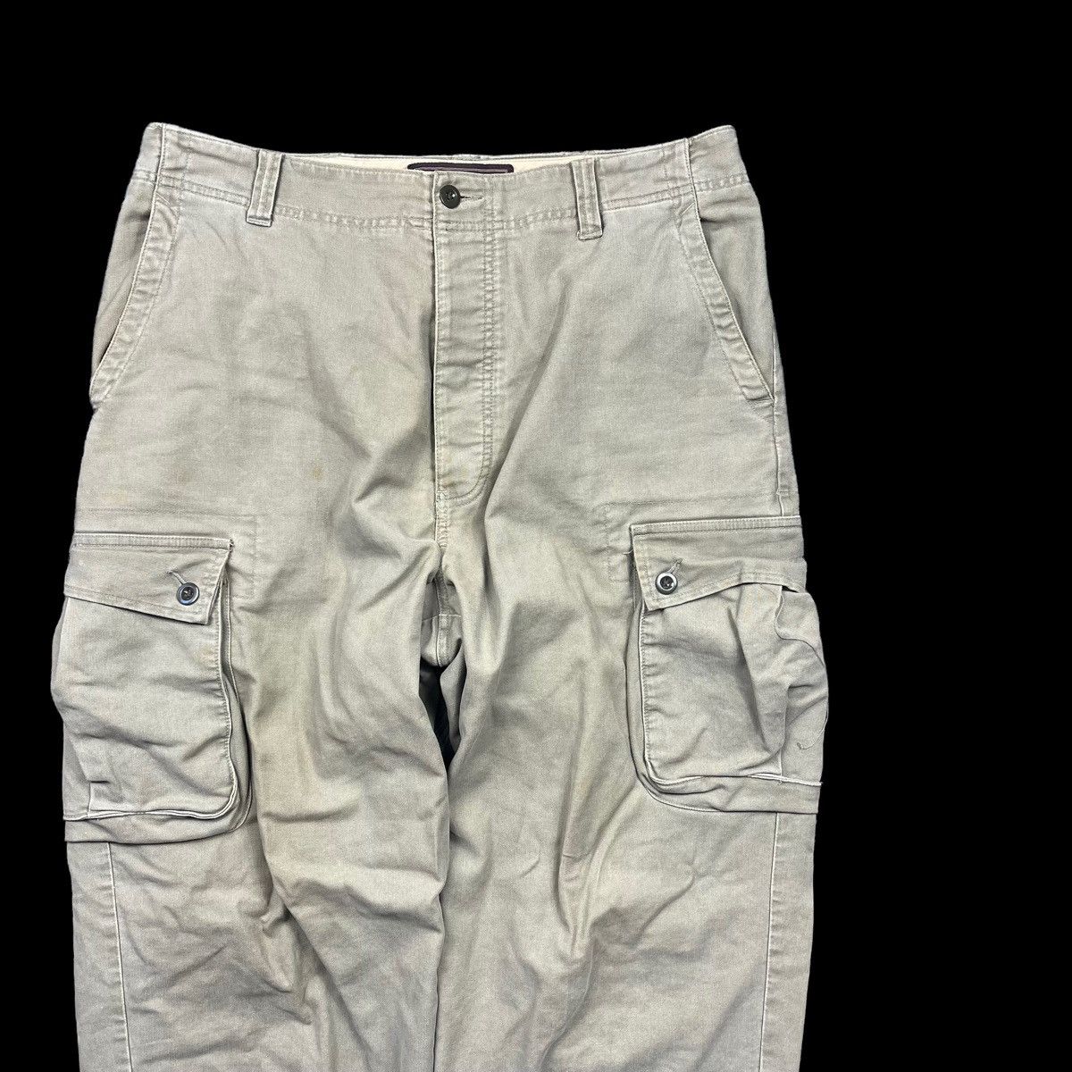 Abercrombie & Fitch Vintage Abercrombie & Fitch Green Tan Cargo Pants 34x32 Size US 34 / EU 50 - 2 Thumbnail