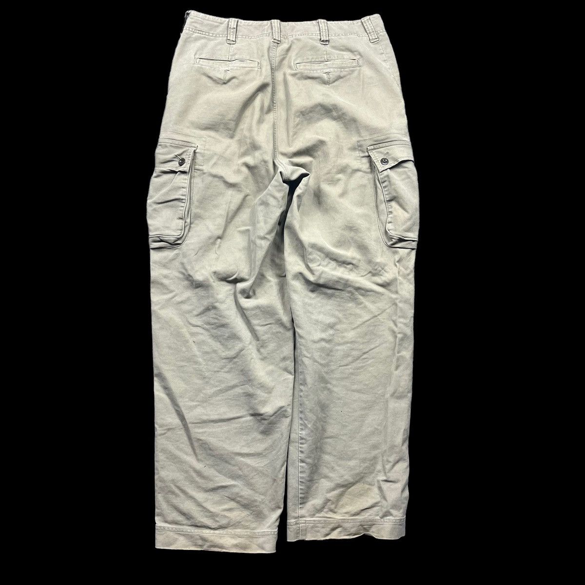 Abercrombie & Fitch Vintage Abercrombie & Fitch Green Tan Cargo Pants 34x32 Size US 34 / EU 50 - 3 Thumbnail