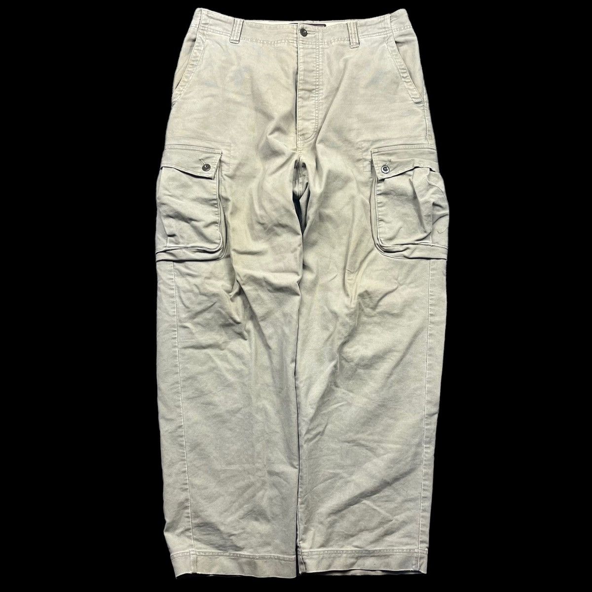 Abercrombie & Fitch Vintage Abercrombie & Fitch Green Tan Cargo Pants 34x32 Size US 34 / EU 50 - 1 Thumbnail