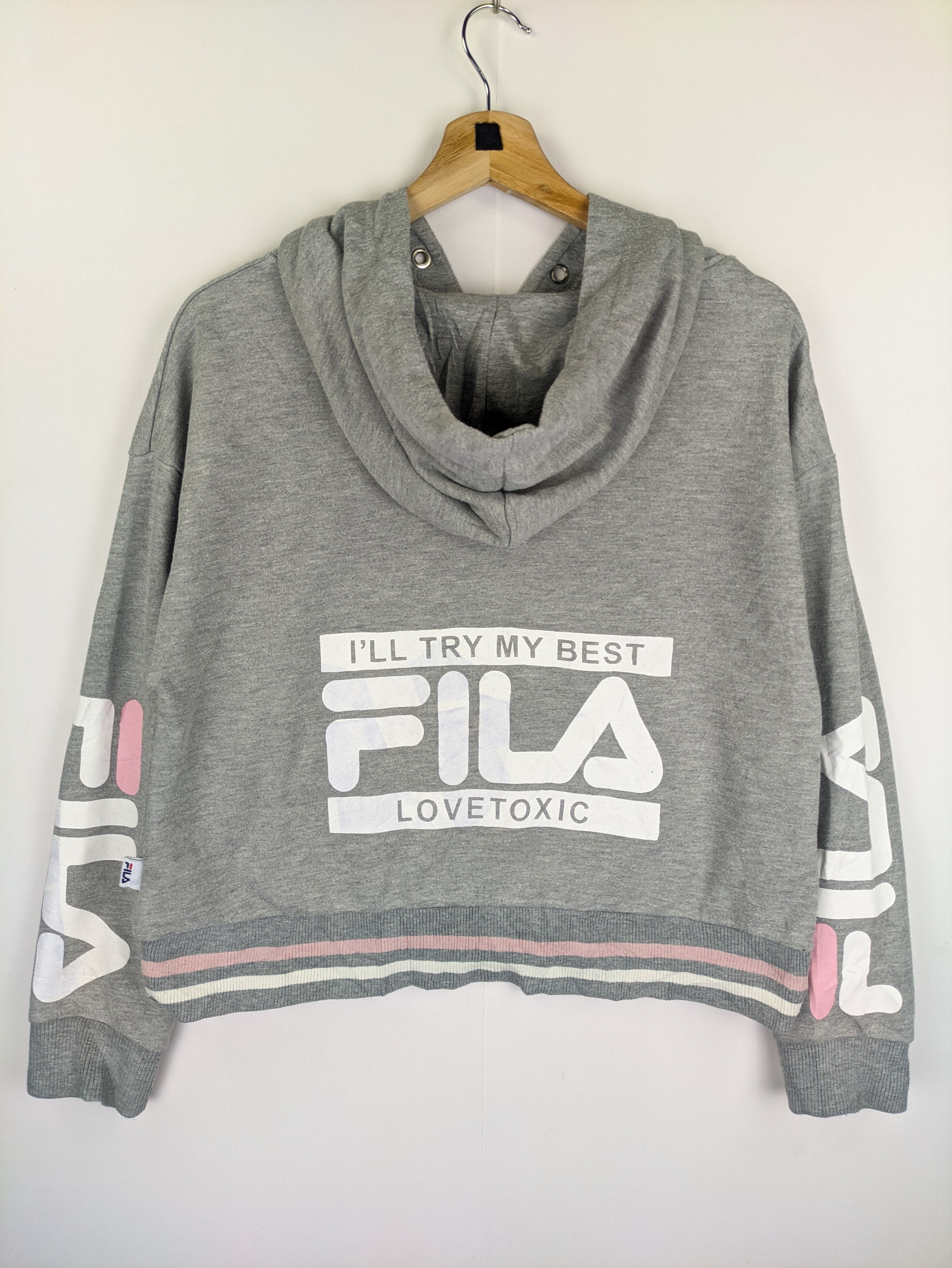 Fila Steals🔥Hoodie Pullover Cropped by Fila x Love Toxic Size M / US 6-8 / IT 42-44 - 2 Thumbnail