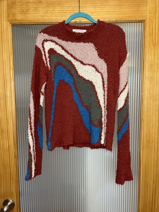 Kiko Kostadinov Delva Body Intarsia Knit Sweater | Grailed