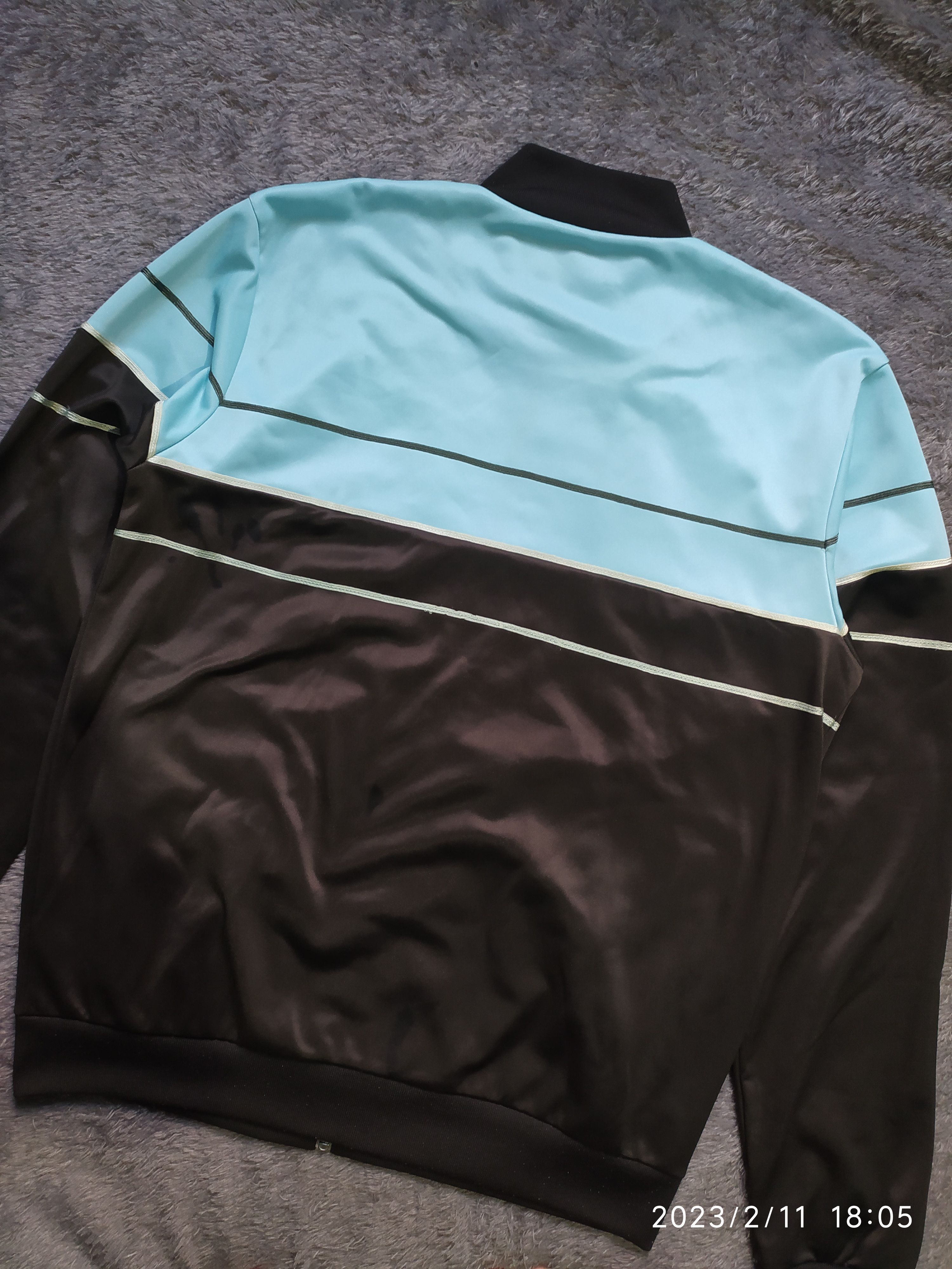 Stussy × Vintage 🔥Vtg 90s Stussy Two Tone Chanel Logo Zipper Tracktop Jacket Size US L / EU 52-54 / 3 - 6 Thumbnail