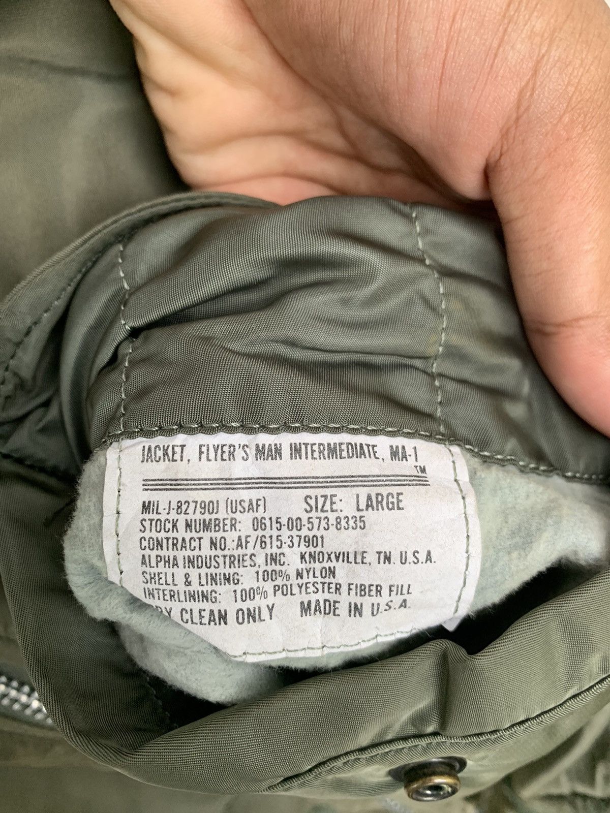 Alpha Industries 🪖Vintage Alpha Industries Man Intermediate Bomber Jacket Size US L / EU 52-54 / 3 - 12 Thumbnail